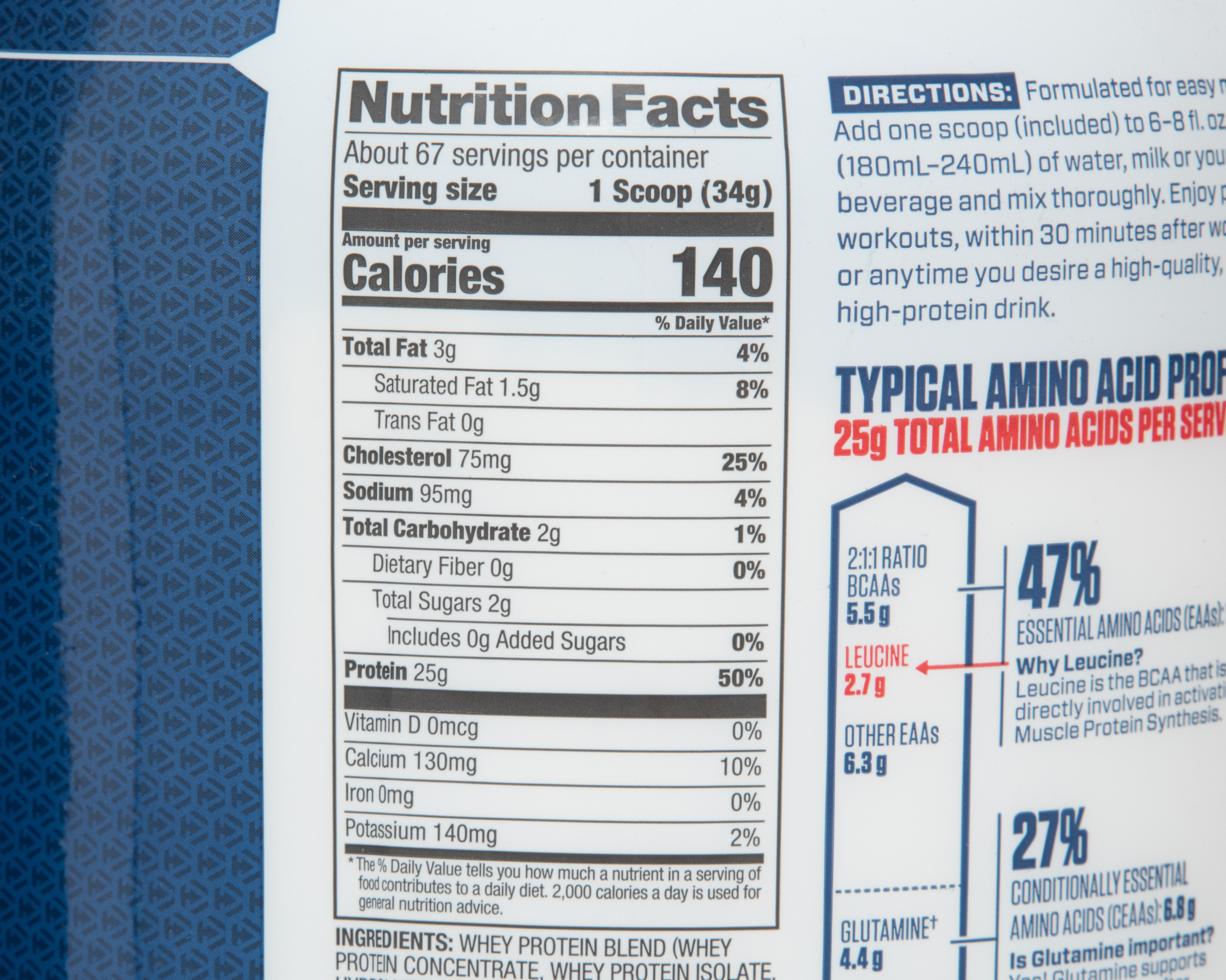 Foto 4 pulgar | Foto 3 | Suplemento Alimenticio Dymatize con Suero de Leche Sabor Vainilla 2.3 kg