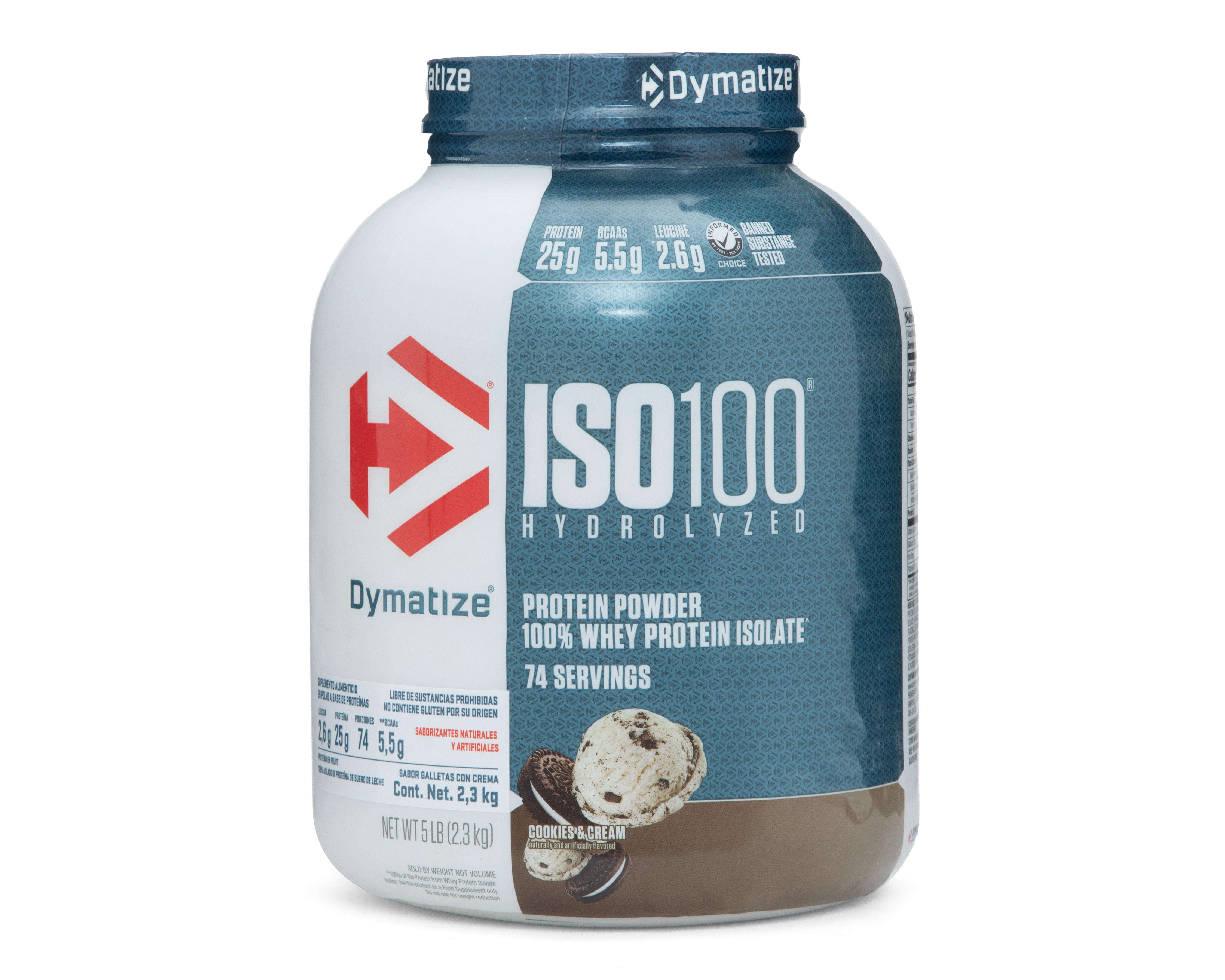 Foto 1 | Foto 1 | Suplemento Alimenticio Dymatize con Suero de Leche Hidrolizada Sabor Cookies & Cream 2.3 kg