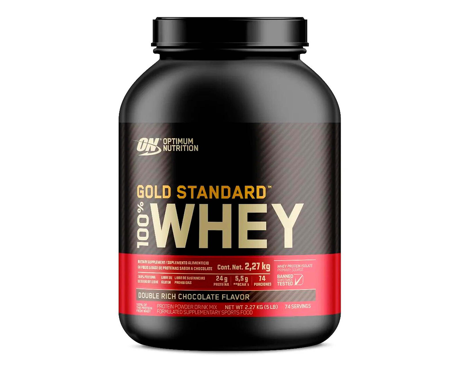 Foto 2 pulgar | Foto 1 | Proteína Optimum Nutrition Gold Standard Suero de Leche Sabor Chocolate 2.27 kg