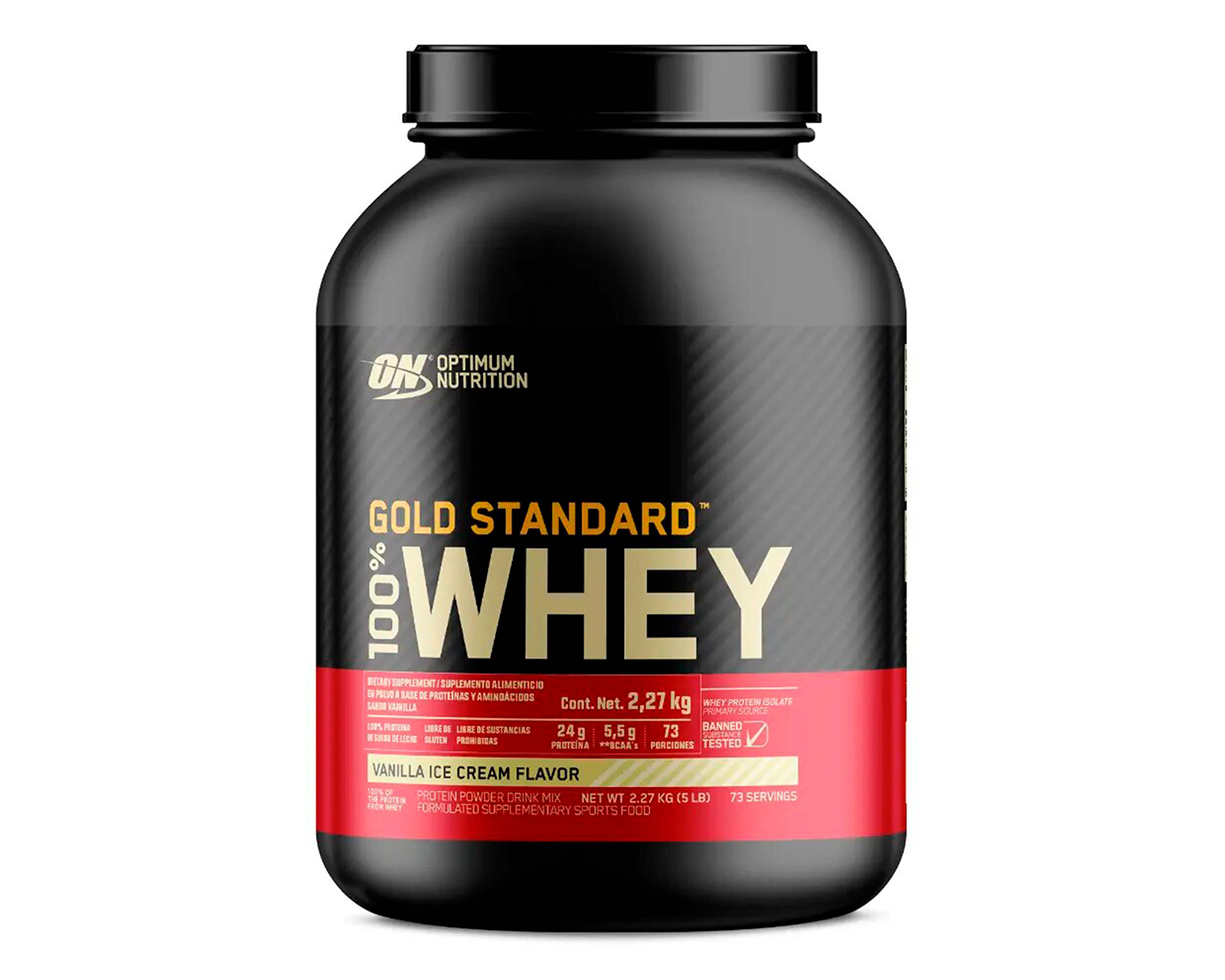Proteína Optimum Nutrition Gold Standard Proteína de Leche 2.27 kg