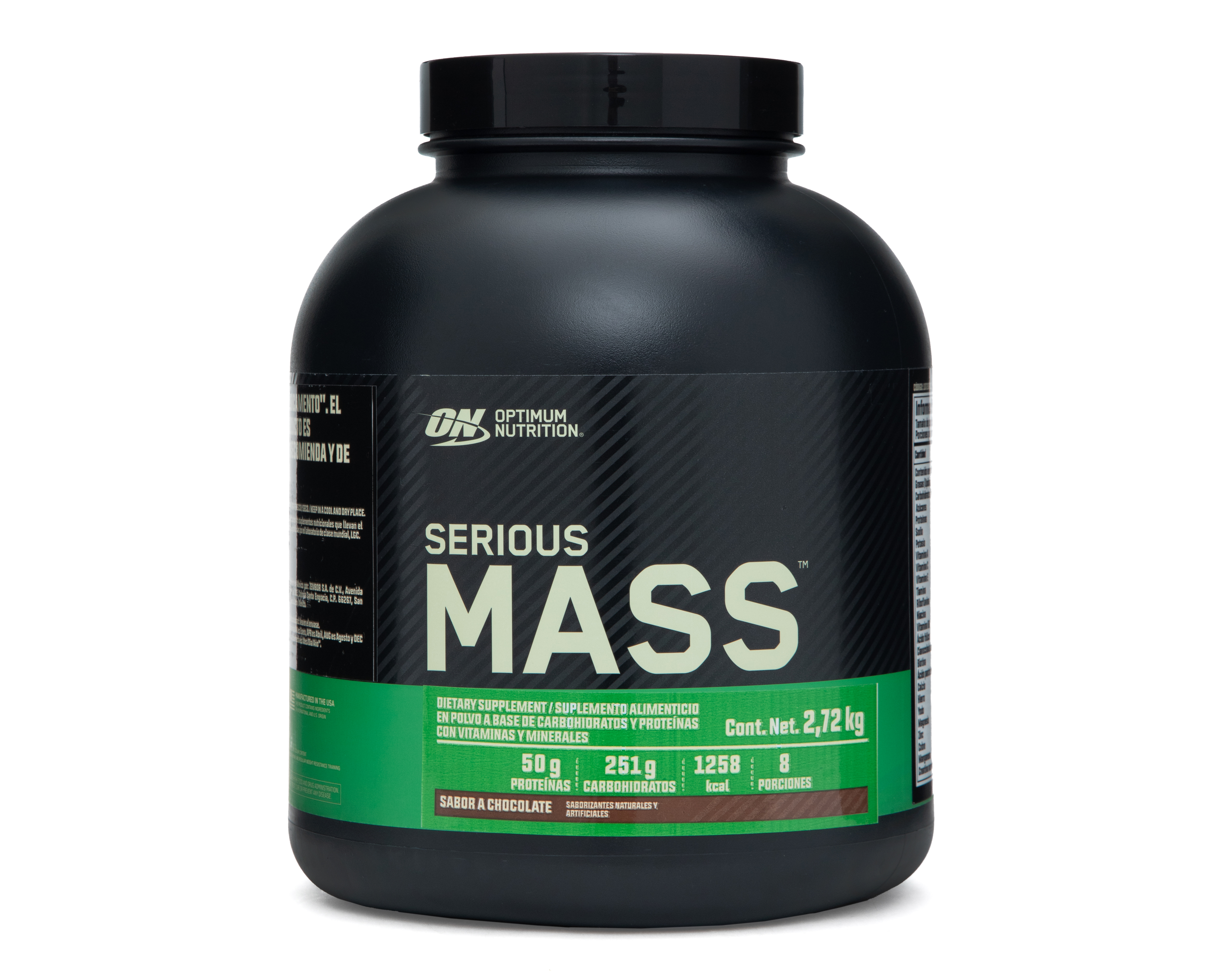 Suplemento Alimenticio Optimum Nutrition Serious Mass Carbohidratos y Proteínas Sabor Chocolate 2.72 kg
