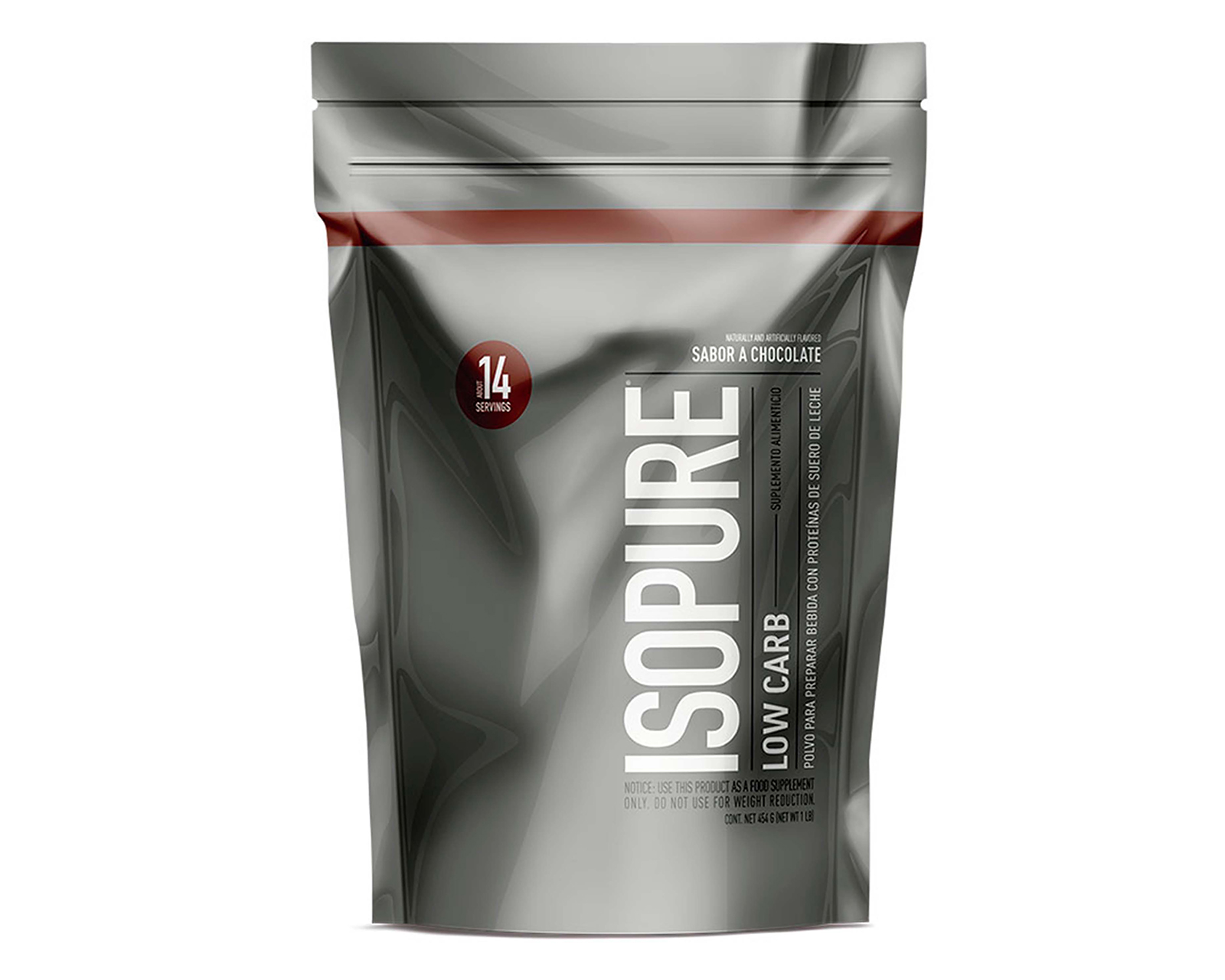 Proteína Isopure de Suero de Leche Sabor Chocolate 454 g