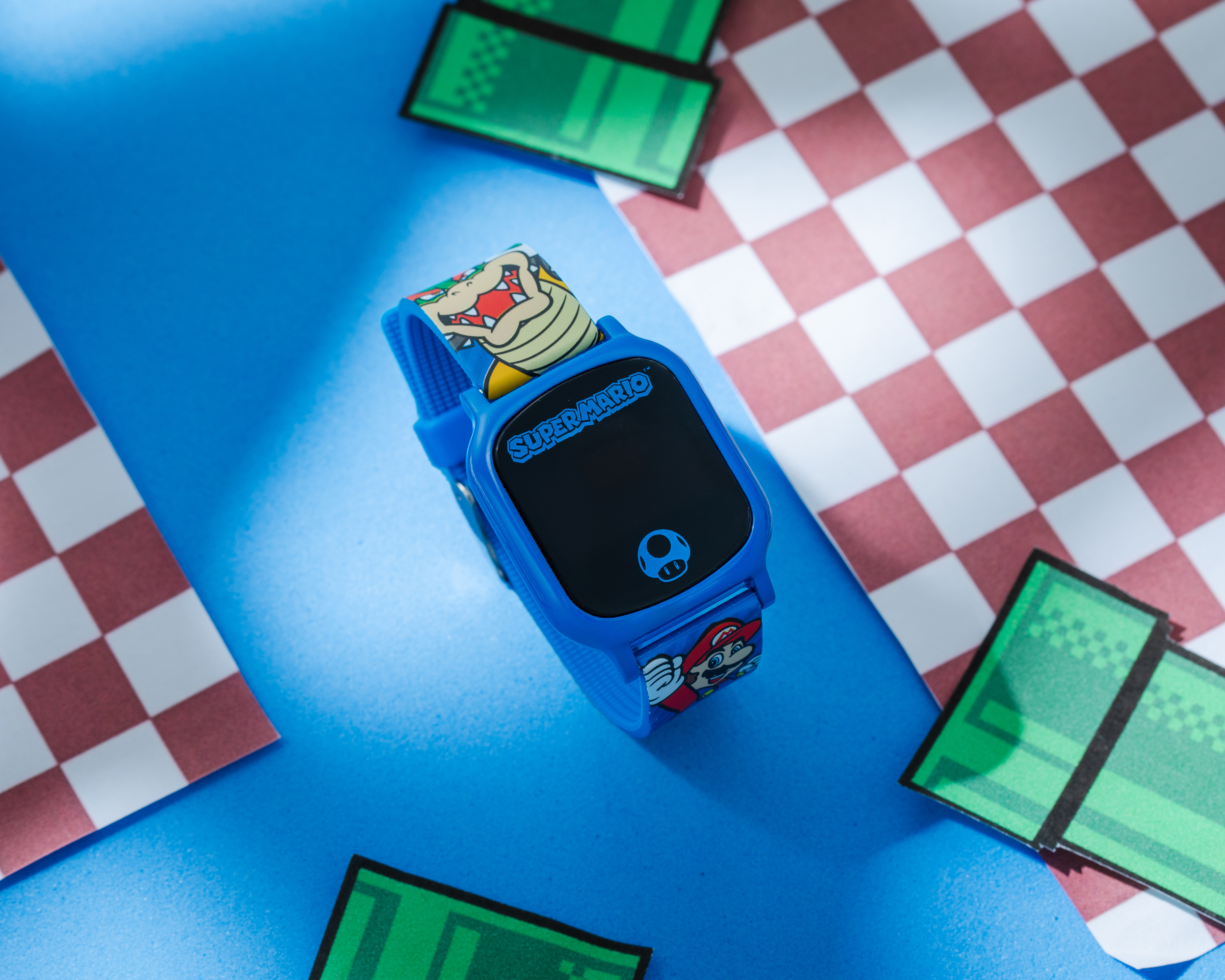 Foto 5 | Foto 5 | Reloj Super Mario para Niño GSM4061AZ Azul