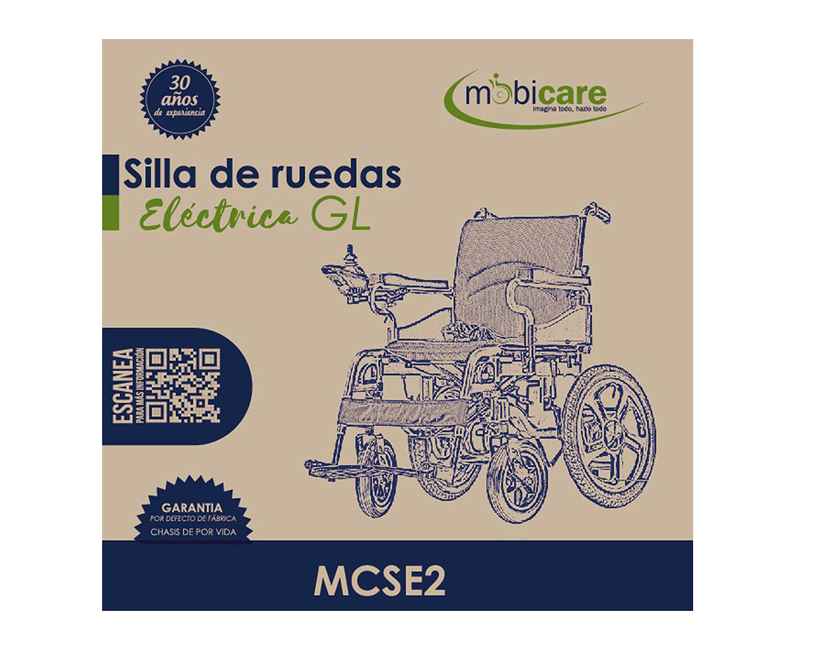 Foto 5 pulgar | Foto 4 | Silla de Ruedas de Acero Mobicare Eléctrica