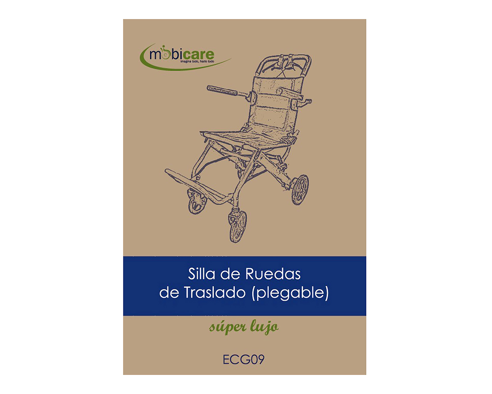 Foto 5 pulgar | Foto 4 | Silla de Traslado de Acero Mobicare Plegable