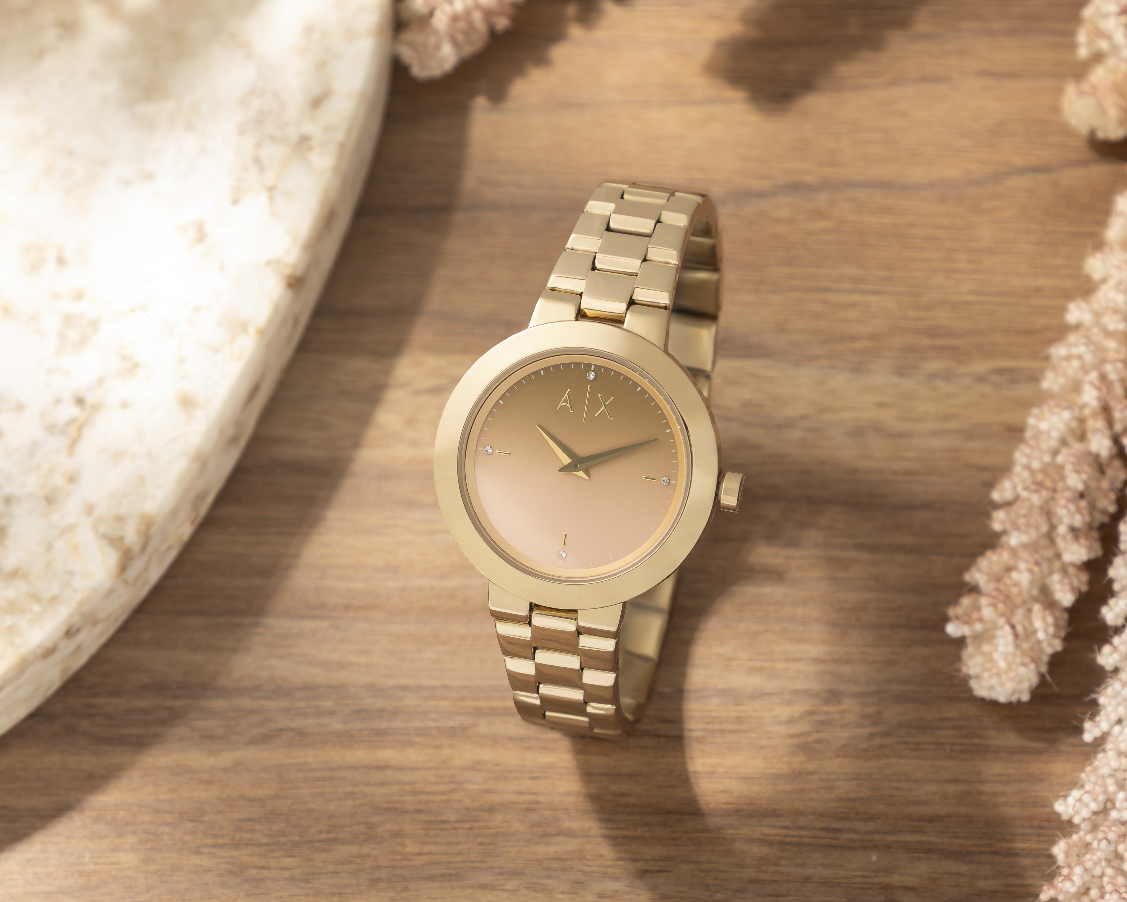 Foto 7 pulgar | Foto 6 | Reloj Armani Exchange para Mujer Jackie Dorado