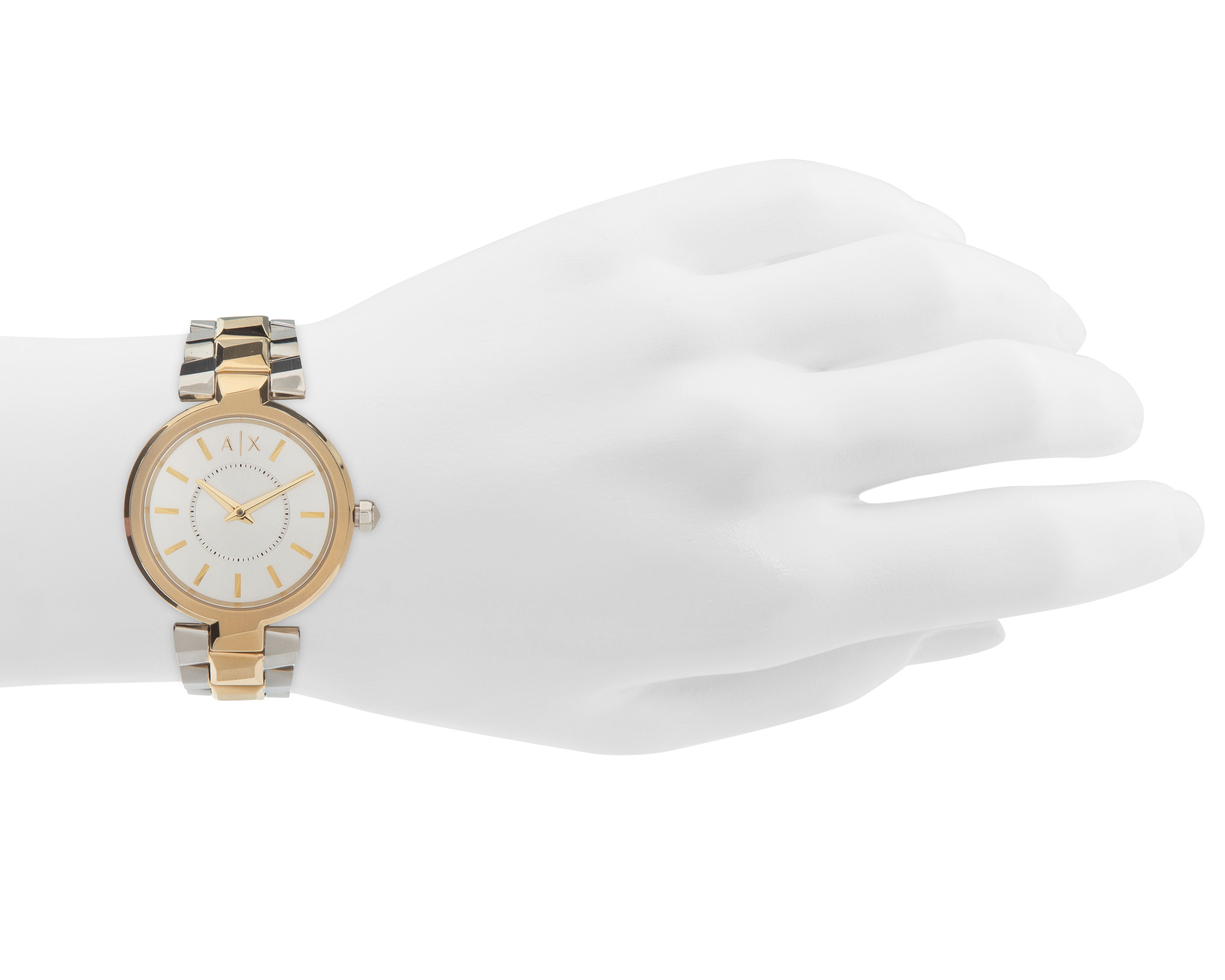 Foto 5 | Foto 5 | Reloj Armani Exchange para Mujer Audelle Dorado/Plateado