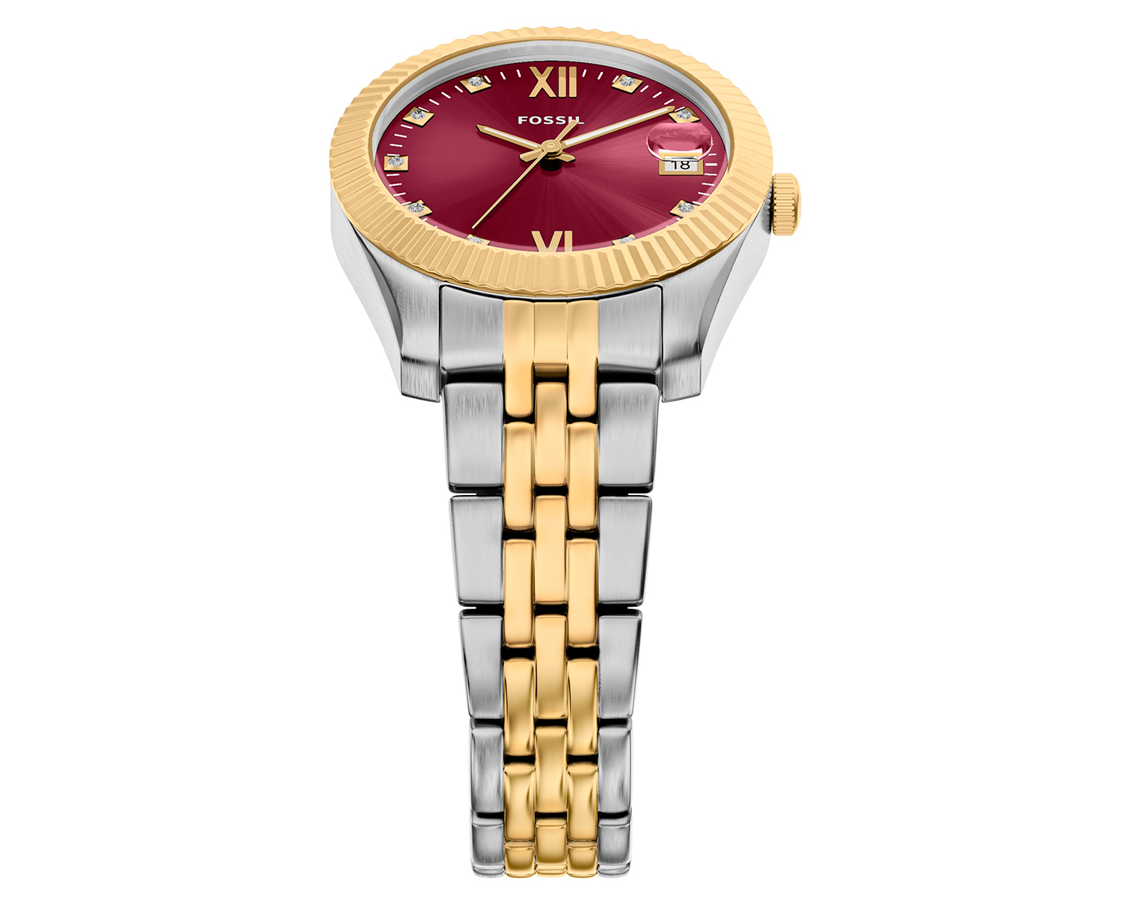 Foto 8 | Foto 8 | Reloj Fossil para Mujer Scarlette Plateado/Dorado