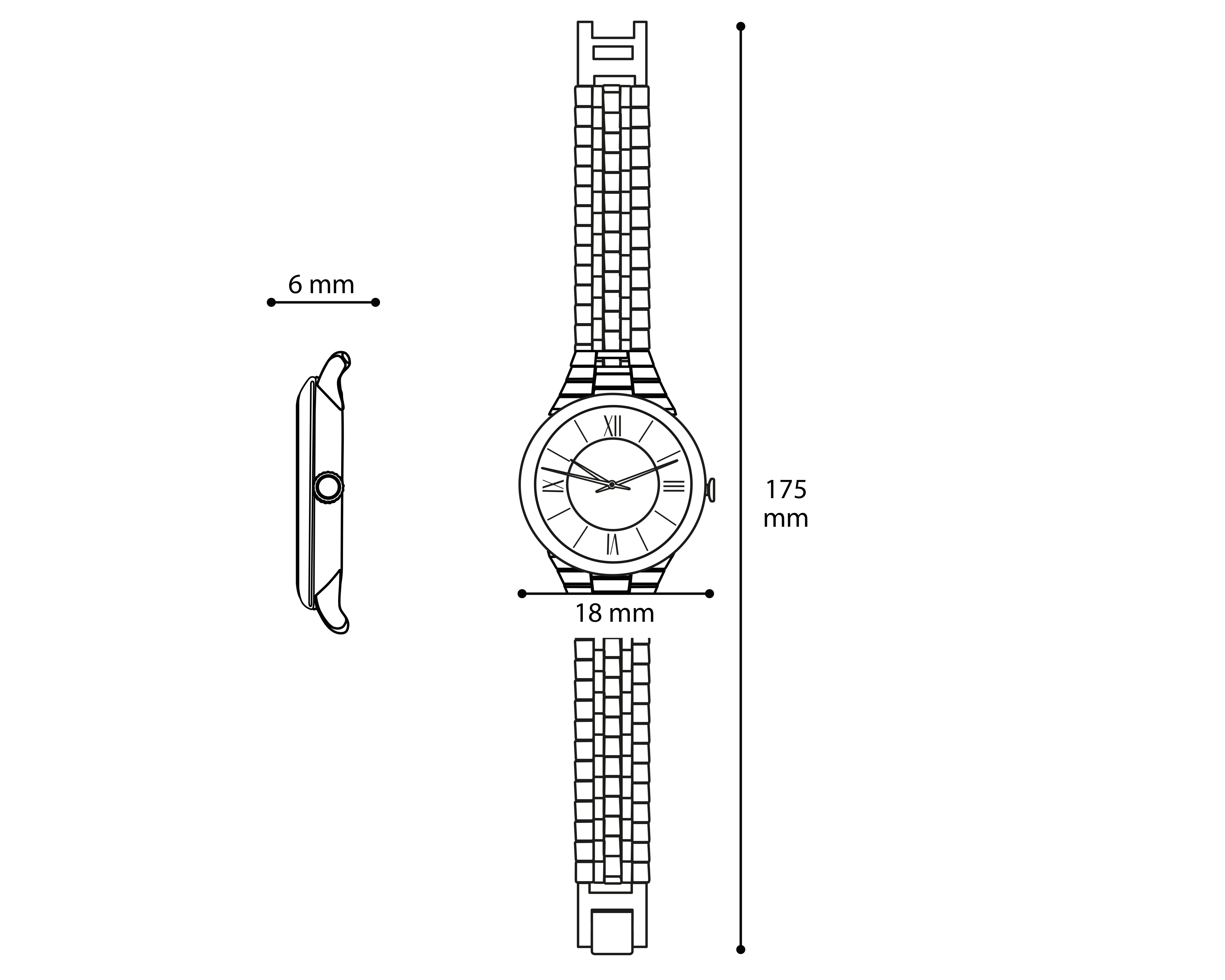 Foto 10 | Foto 10 | Reloj Fossil para Mujer ES5468 Dorado/Plateado