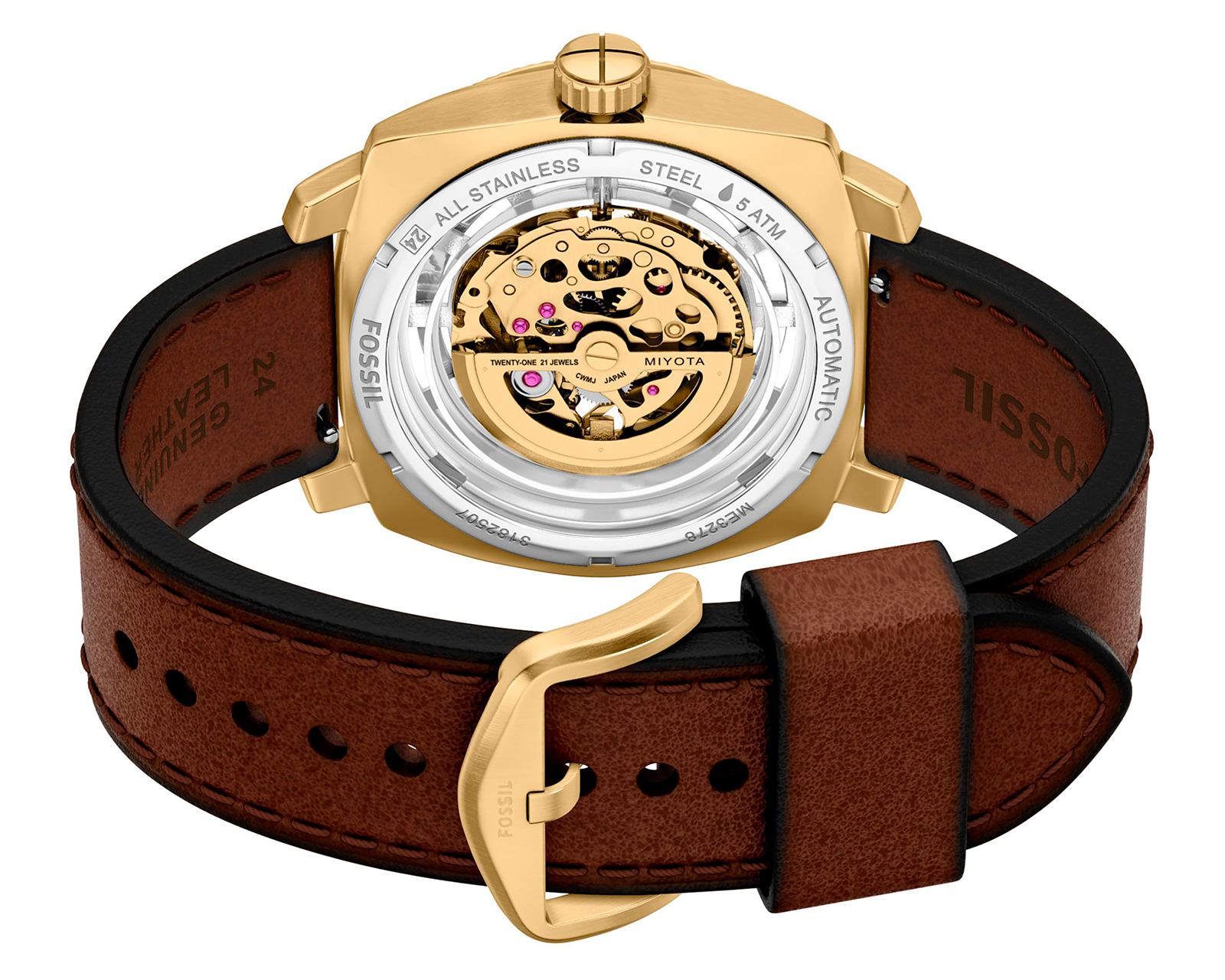 Foto 9 | Foto 9 | Reloj Fossil para Hombre ME3278 Marrón