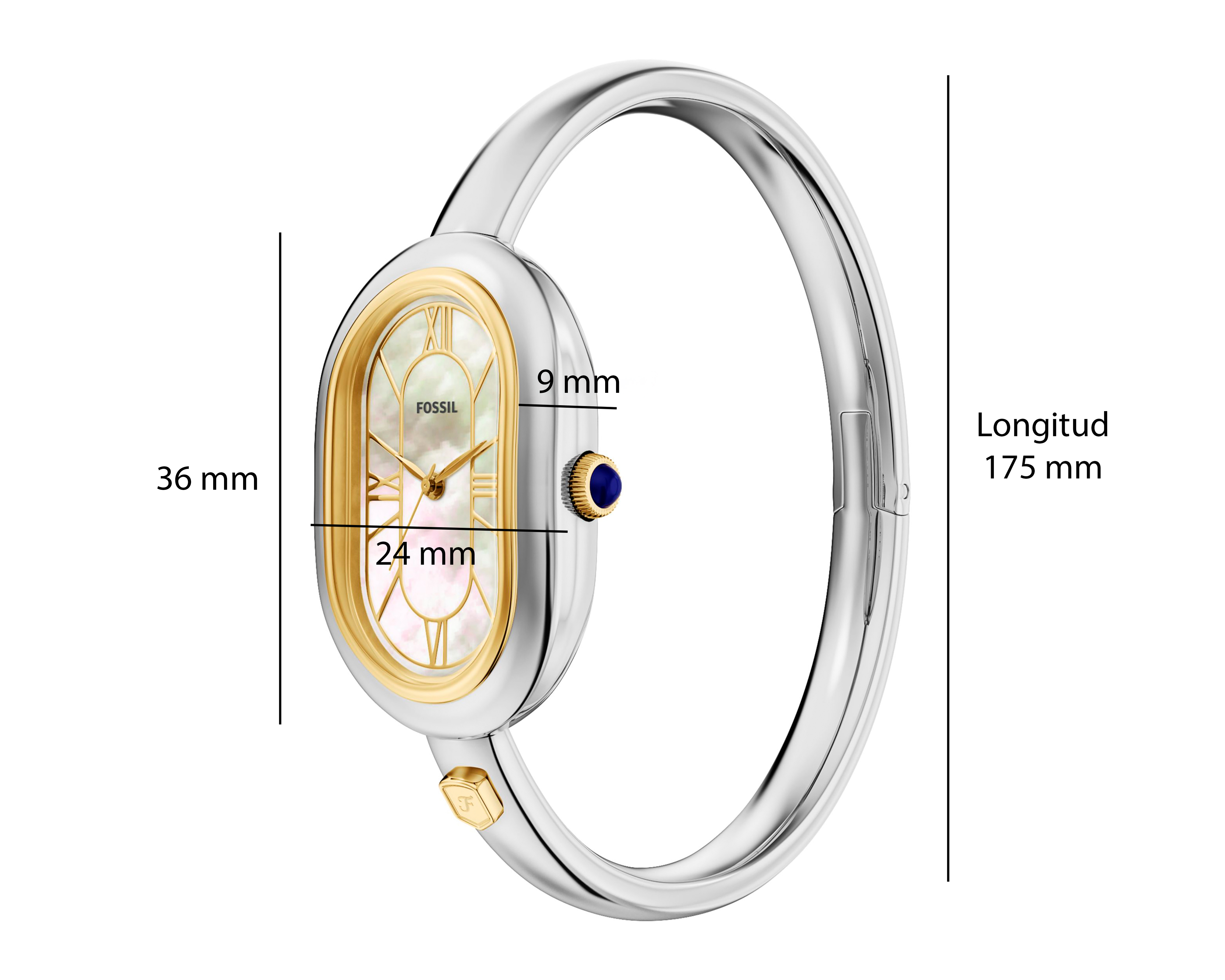 Foto 10 | Foto 10 | Reloj Fossil para Mujer ES5455 Plateado