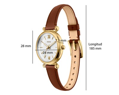 Foto 10 | Foto 10 | Reloj Fossil para Mujer ES5464 Marrón