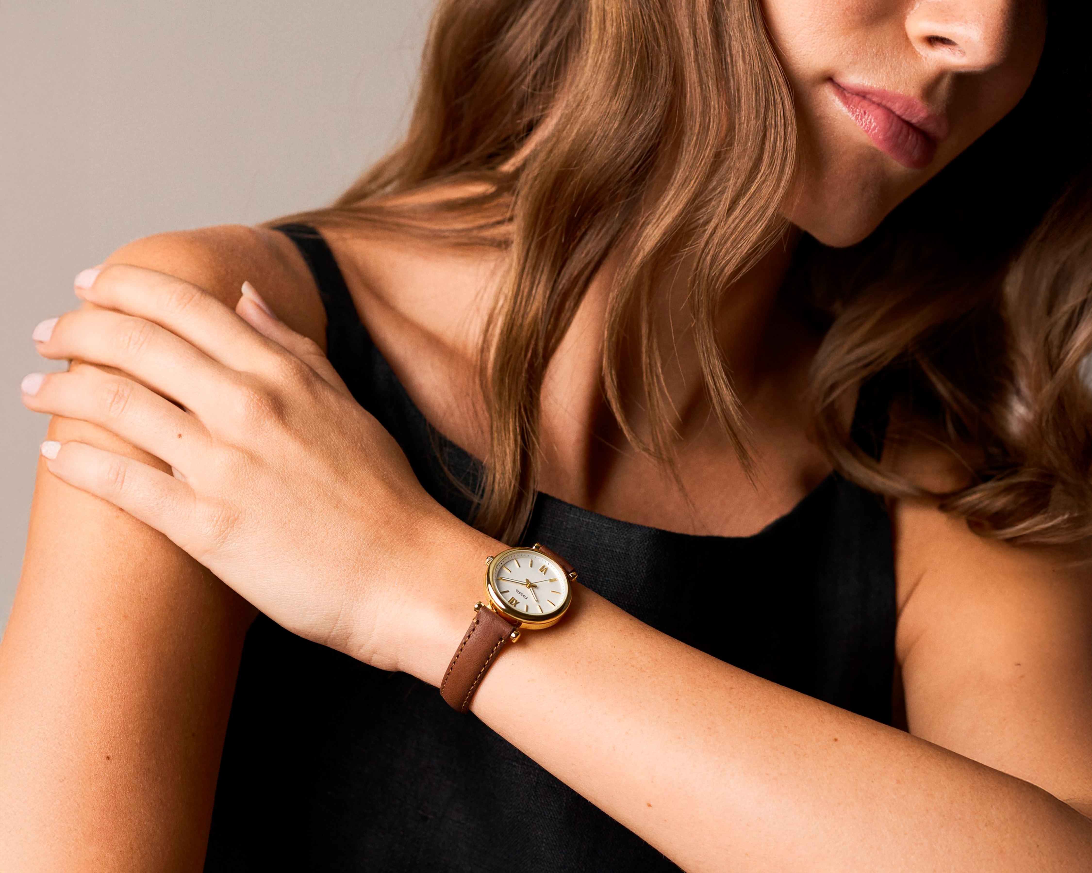 Foto 10 pulgar | Foto 9 | Reloj Fossil para Mujer ES5464 Marrón