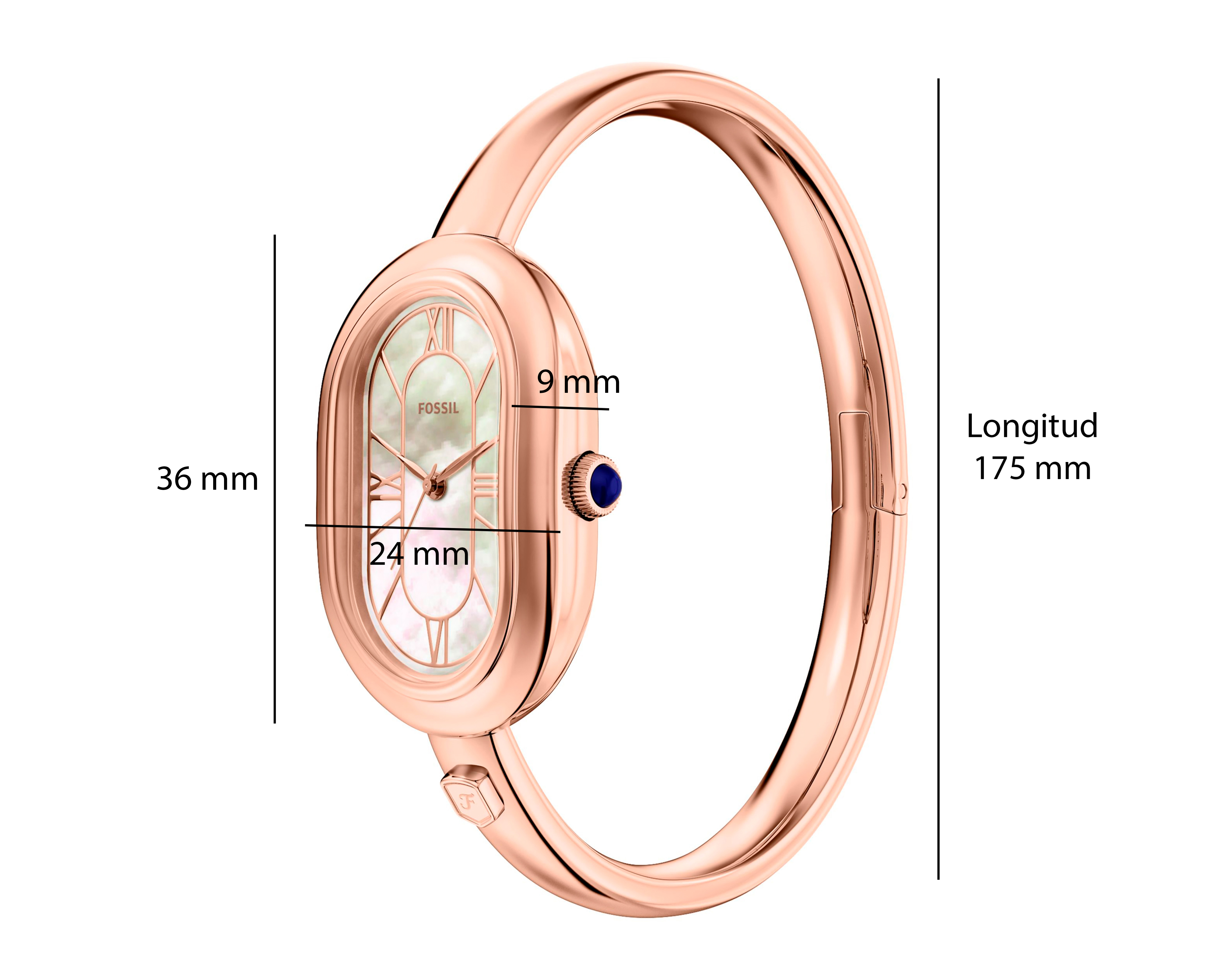 Foto 11 pulgar | Foto 10 | Reloj Fossil para Mujer ES5472 Oro Rosa