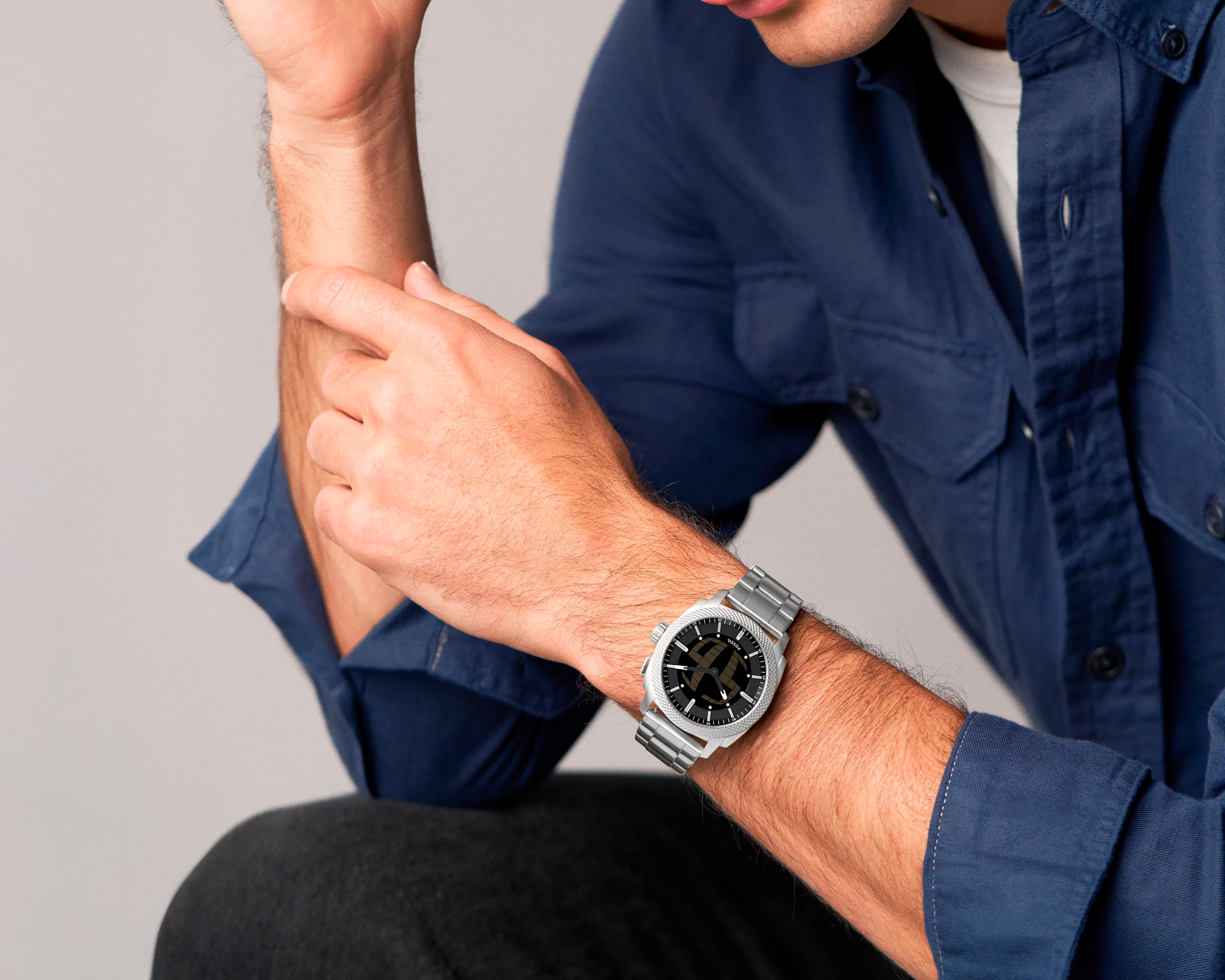 Foto 10 pulgar | Foto 9 | Reloj Fossil para Hombre FS6155 Plateado