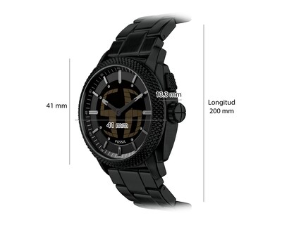 Foto 10 | Foto 10 | Reloj Fossil para Hombre FS6156 Negro