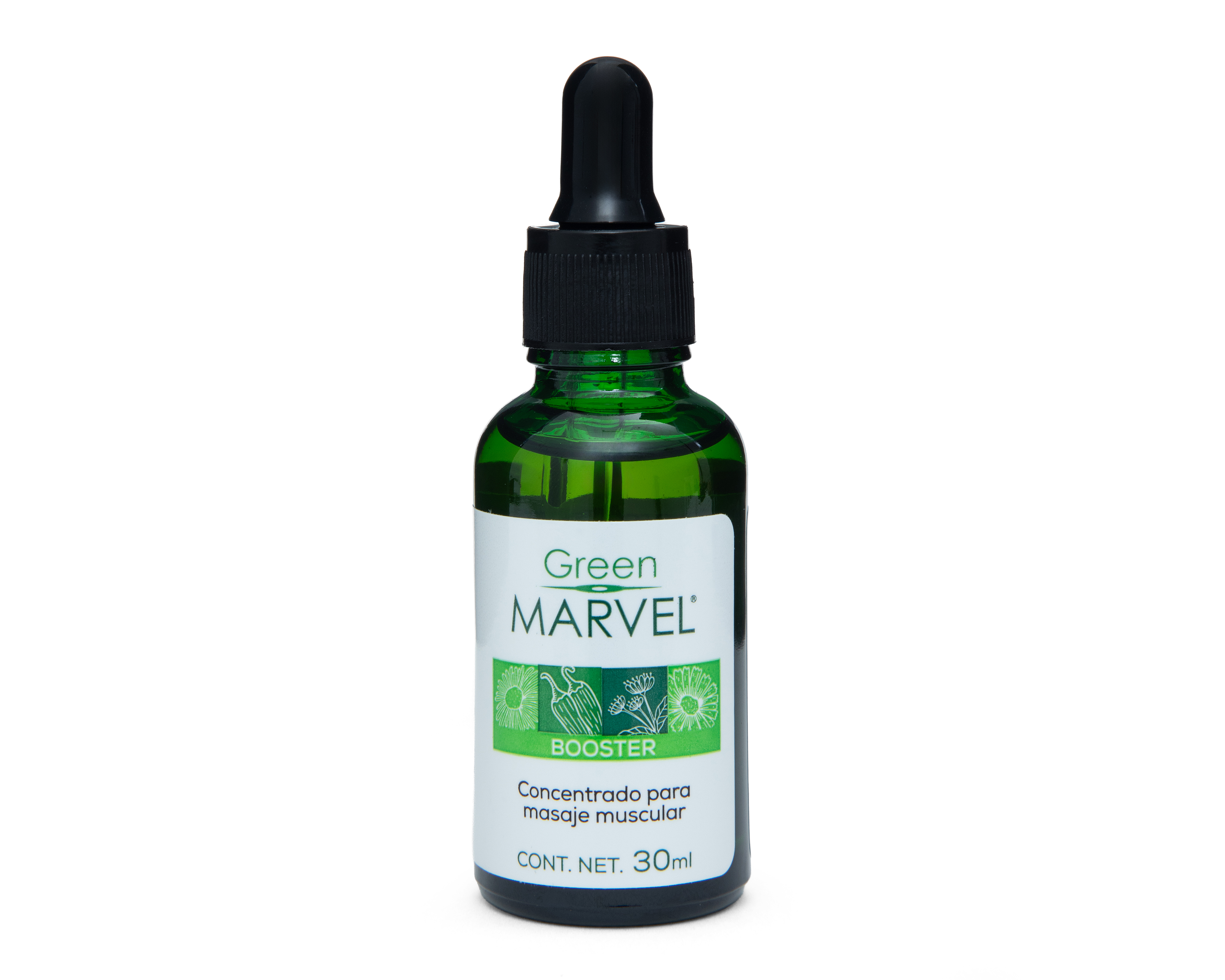 Foto 2 pulgar | Foto 1 | Aceite Corporal Green Marvel Booster 30 ml