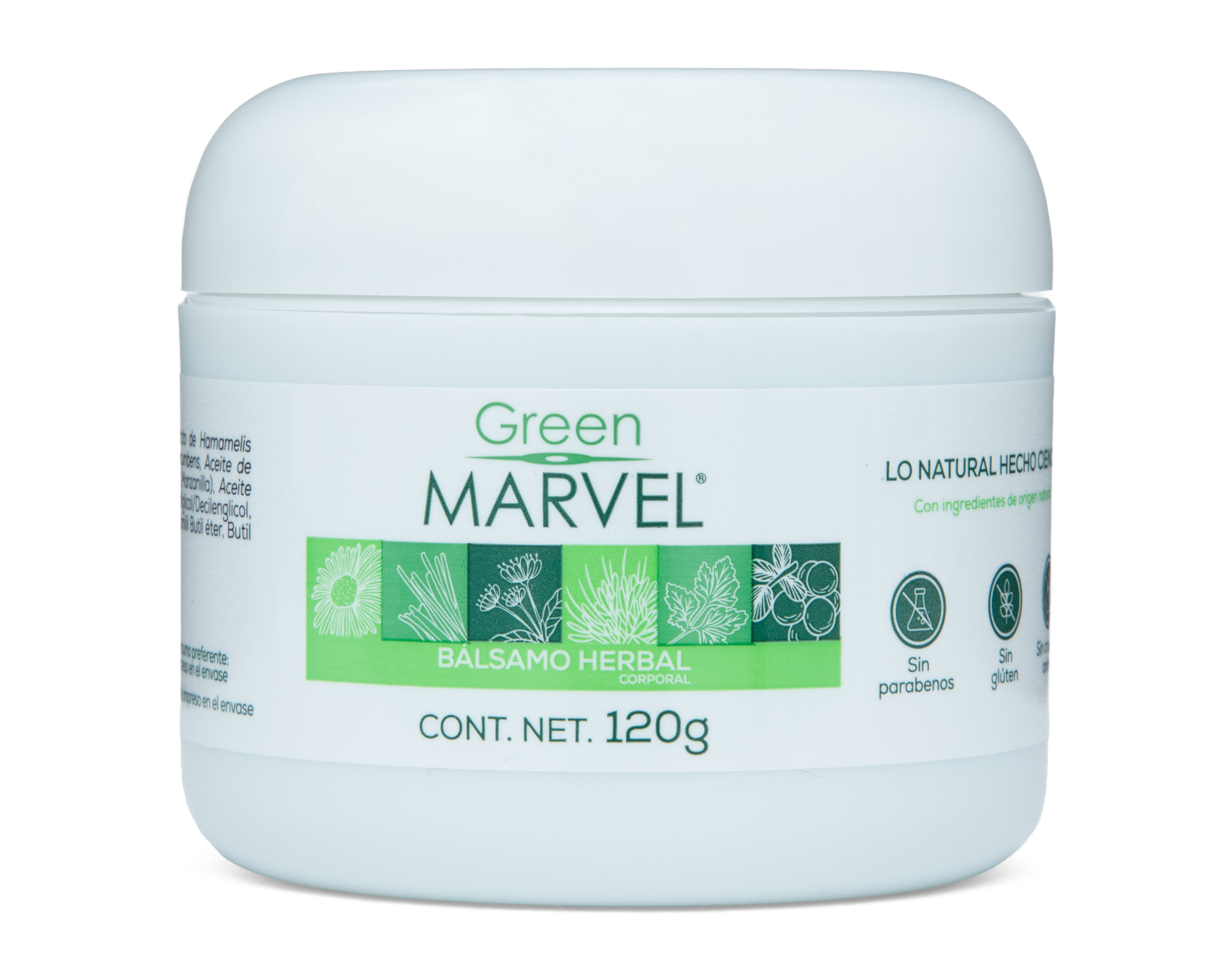 Foto 1 | Foto 1 | Bálsamo Corporal Green Marvel Herbal 120 g