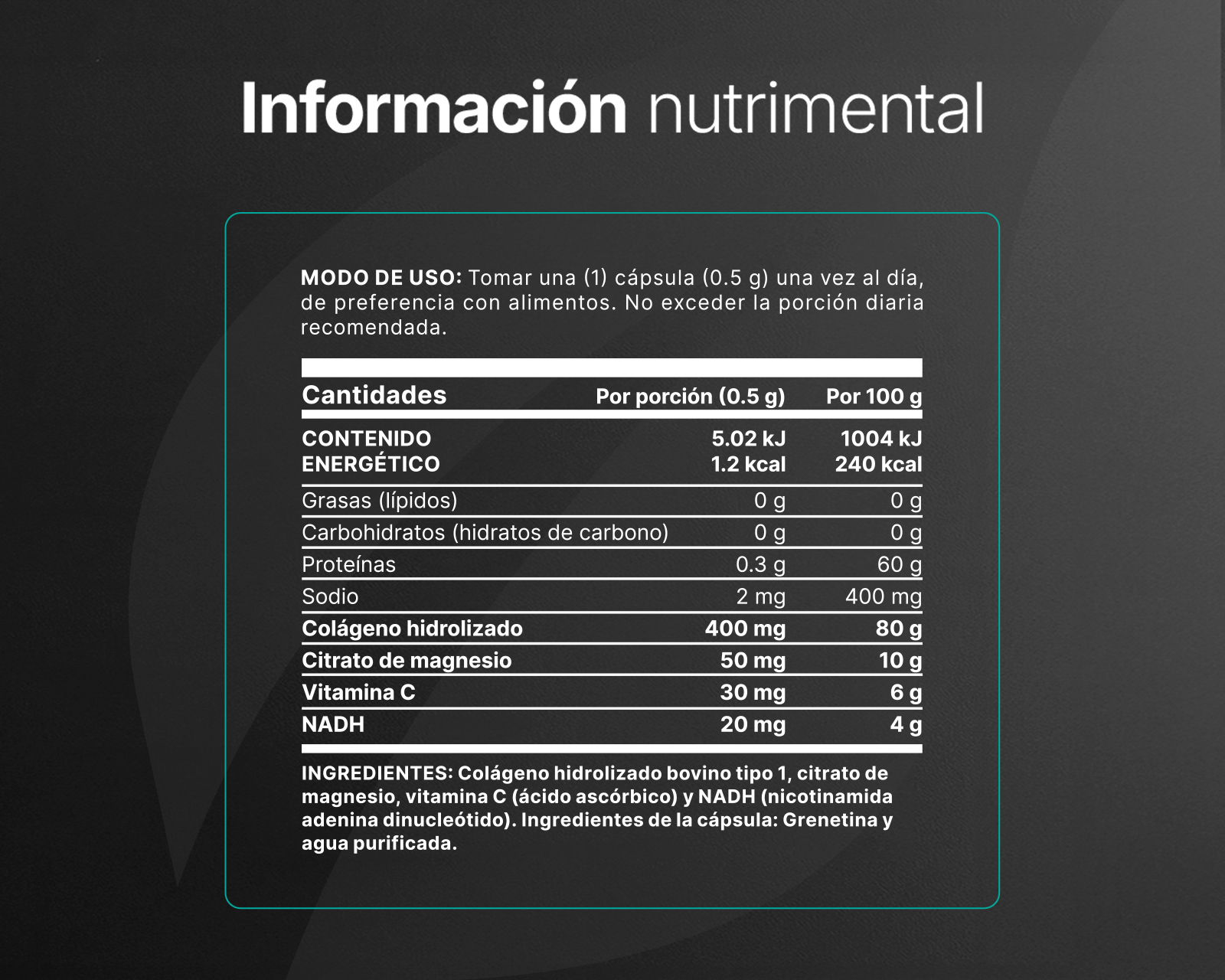 Foto 5 pulgar | Foto 4 | Suplemento Alimenticio B Life NADH Blend Colágeno Hidrolizado 180 Cápsulas