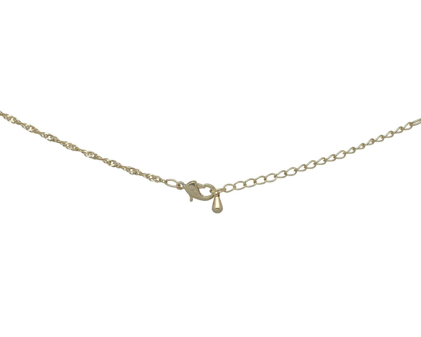 Foto 4 pulgar | Foto 3 | Cadena de Chapa de Oro 18K Sentimientos
