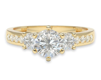 Foto 3 | Foto 3 | Anillo de Oro 14K Sentimientos Talla 6