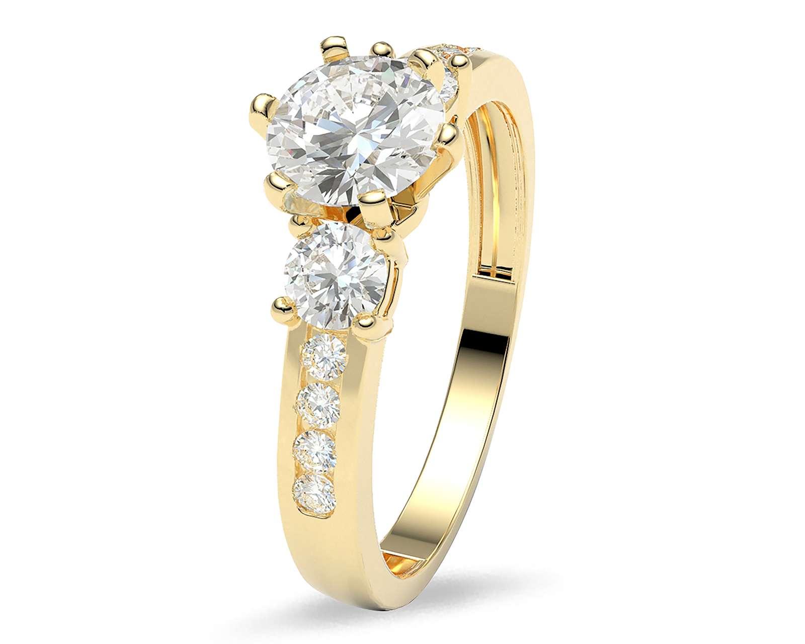 Anillo de Oro 14K Moments Talla 7