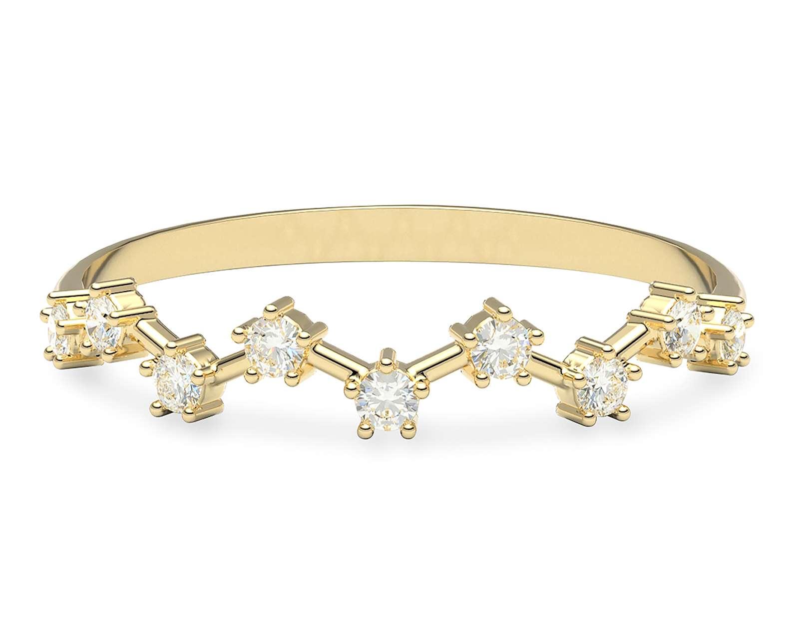 Foto 4 pulgar | Foto 3 | Anillo de Oro 10K Nro. 6-6.5