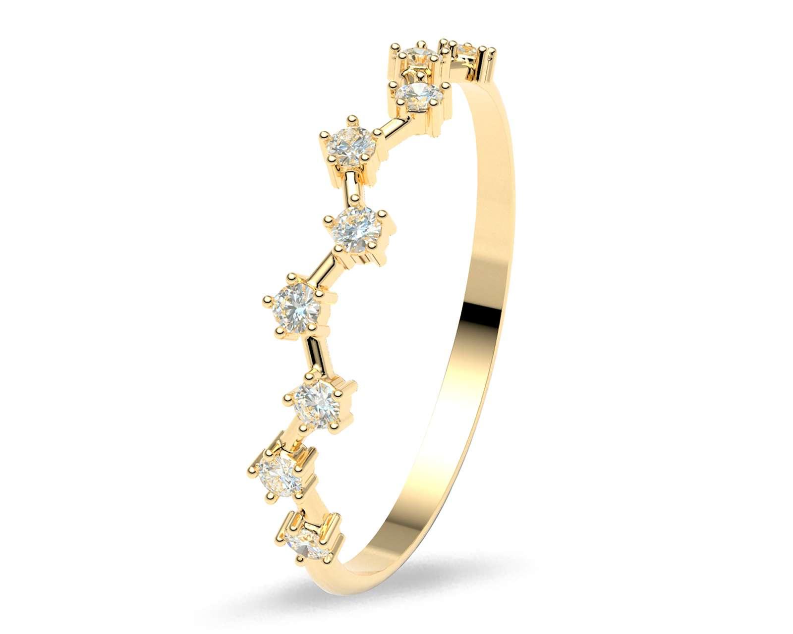 Anillo de Oro 10K Moments Talla 7