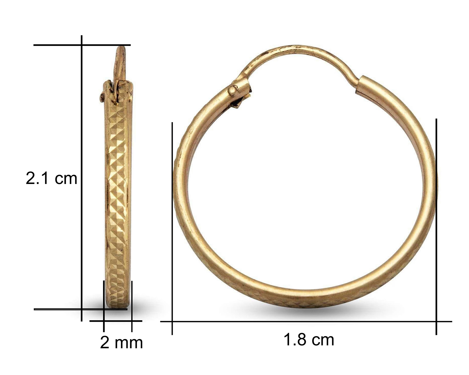 Foto 6 | Foto 6 | Arracadas de Oro 10K Sentimientos