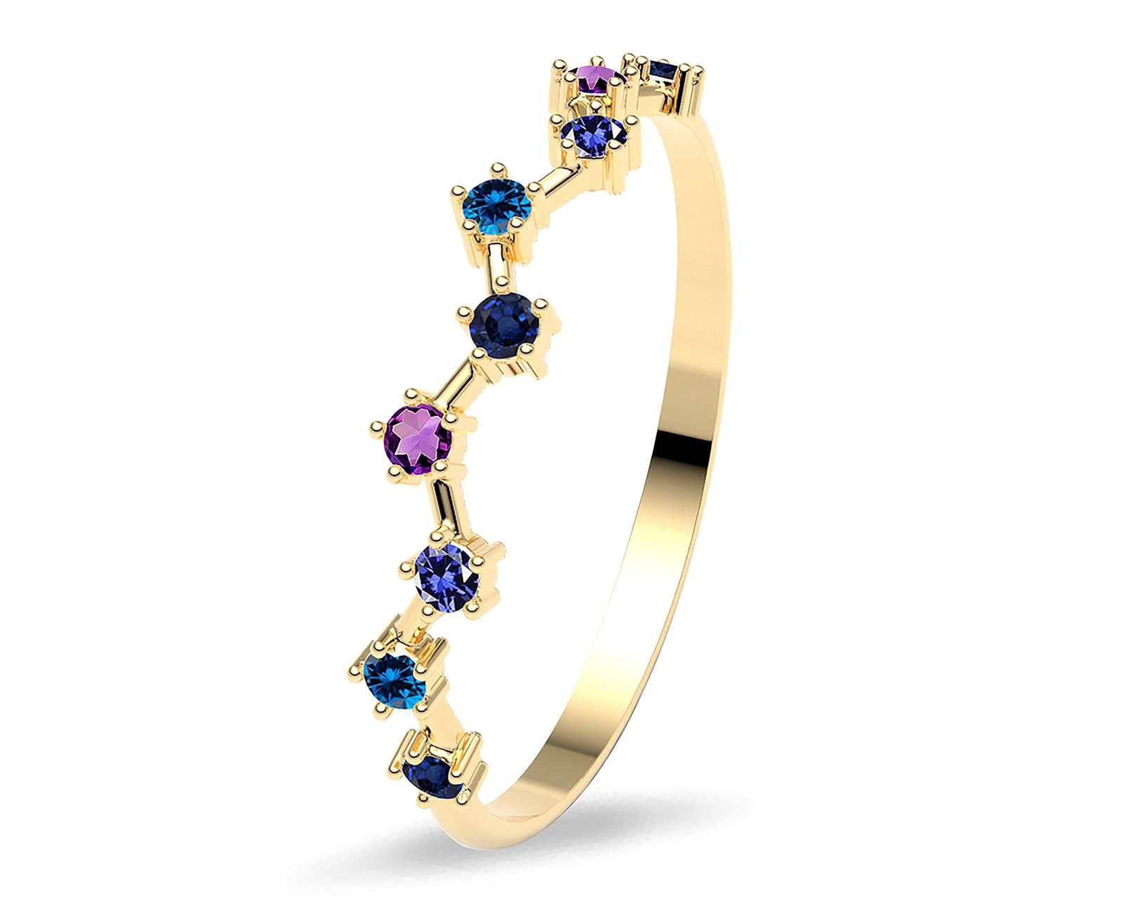 Anillo de Oro 10K Moments Talla 7