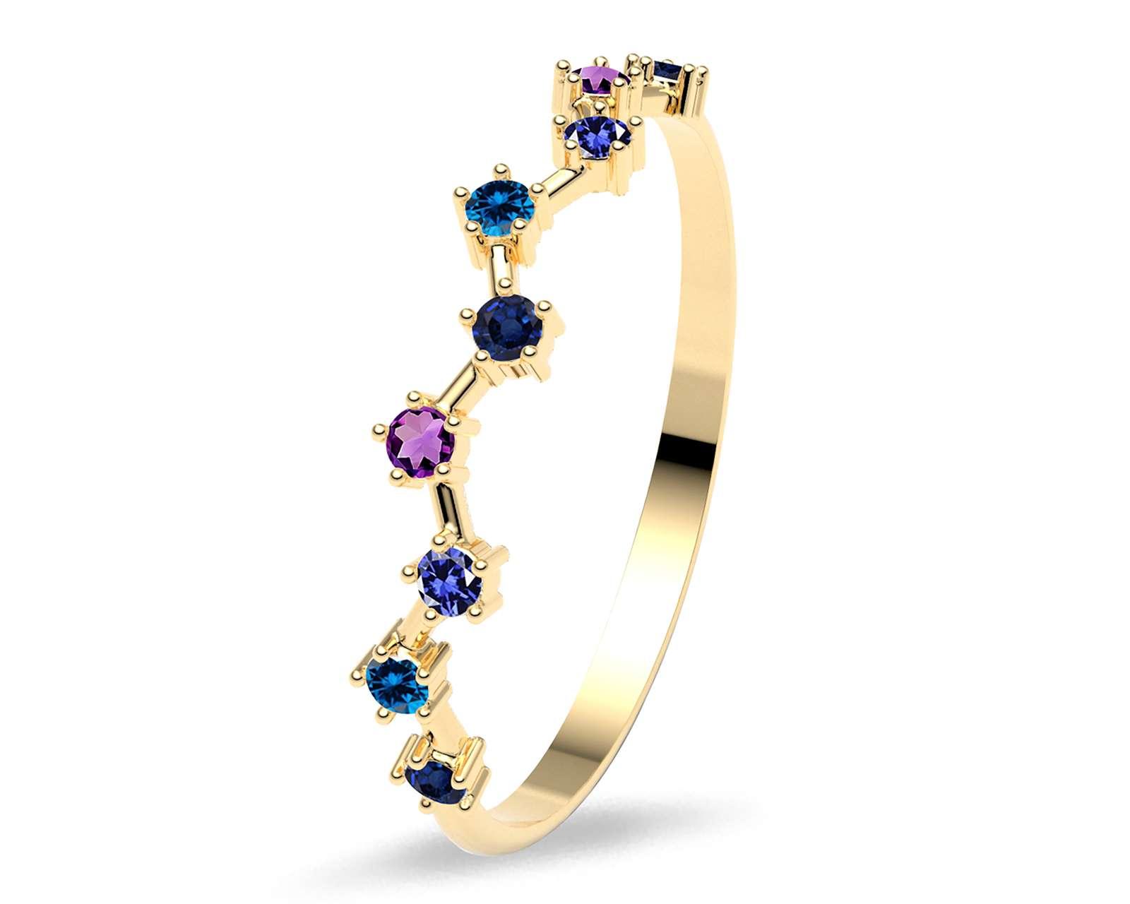 Anillo de Oro 10K Moments Talla 8