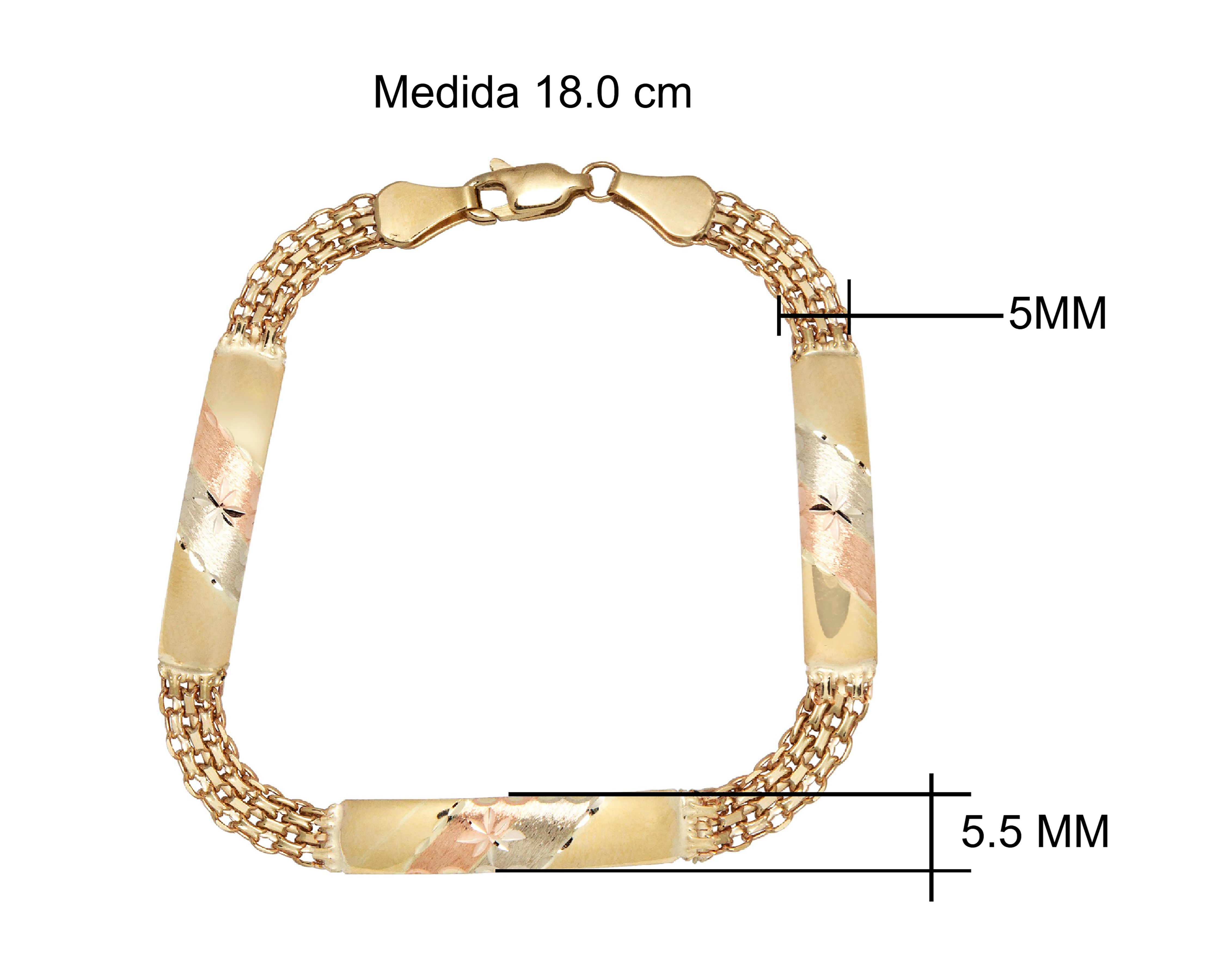 Foto 7 | Foto 7 | Pulsera de Oro 10K Sentimientos