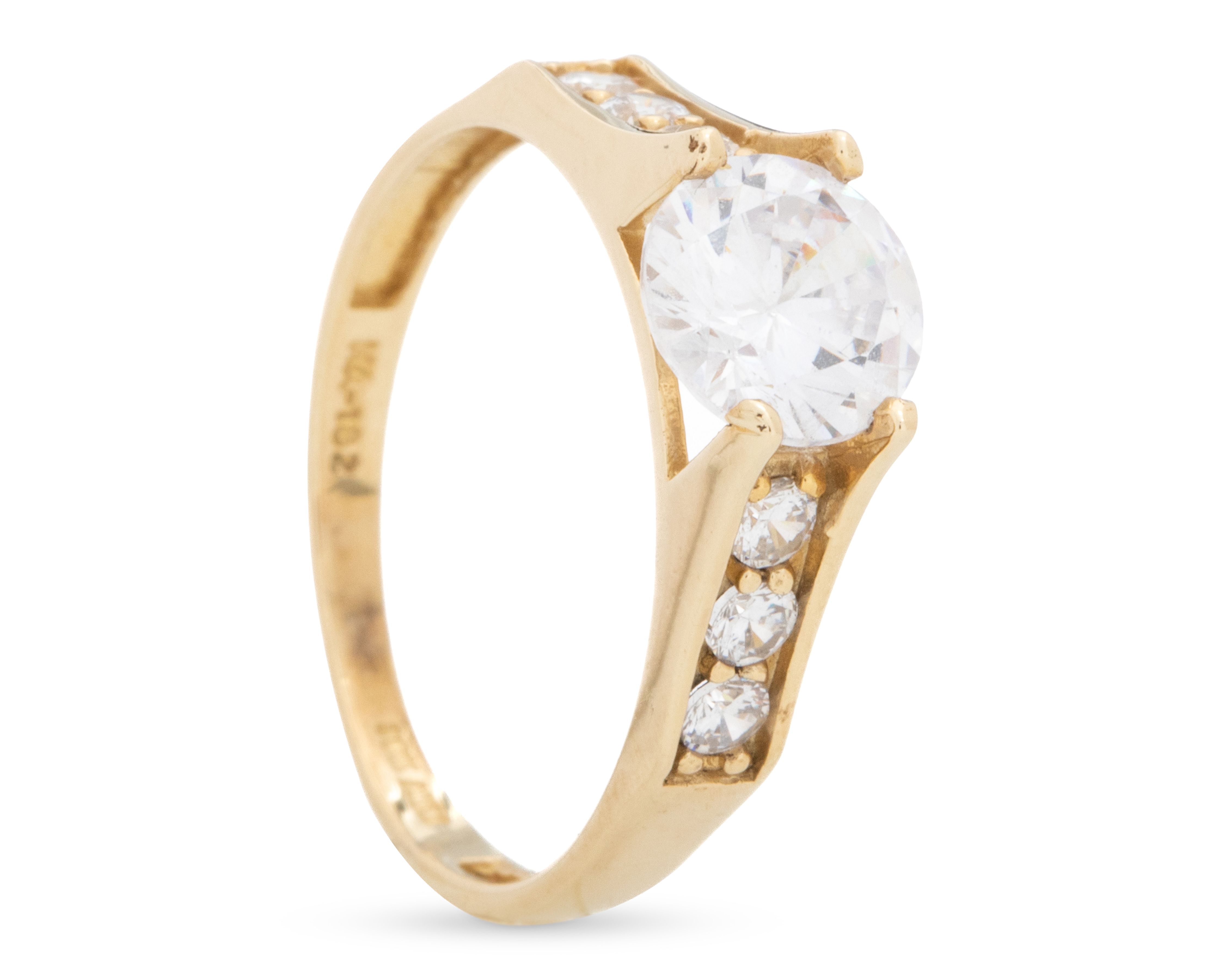 Anillo de Oro 10K Nro. 7-7.5