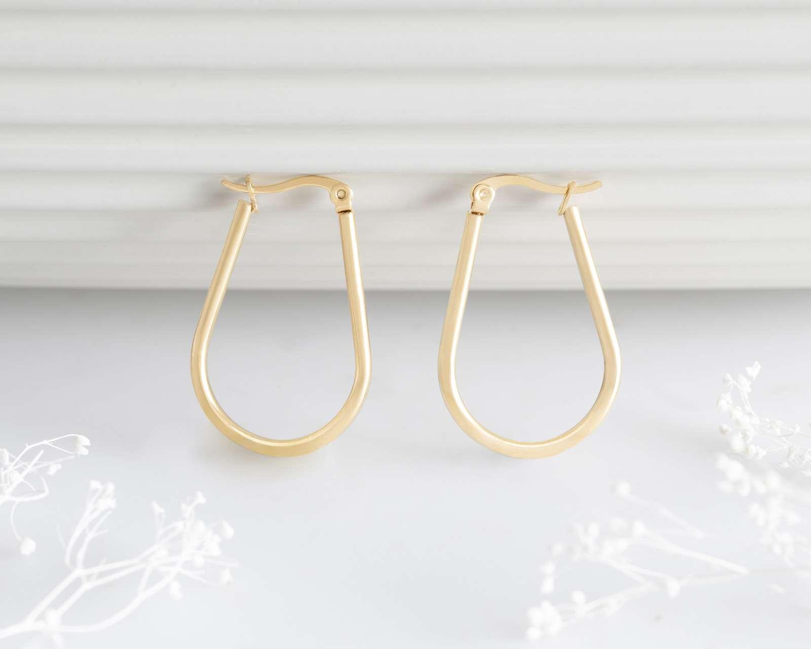 Foto 4 | Foto 4 | Aretes de Acero Inoxidable Thinner