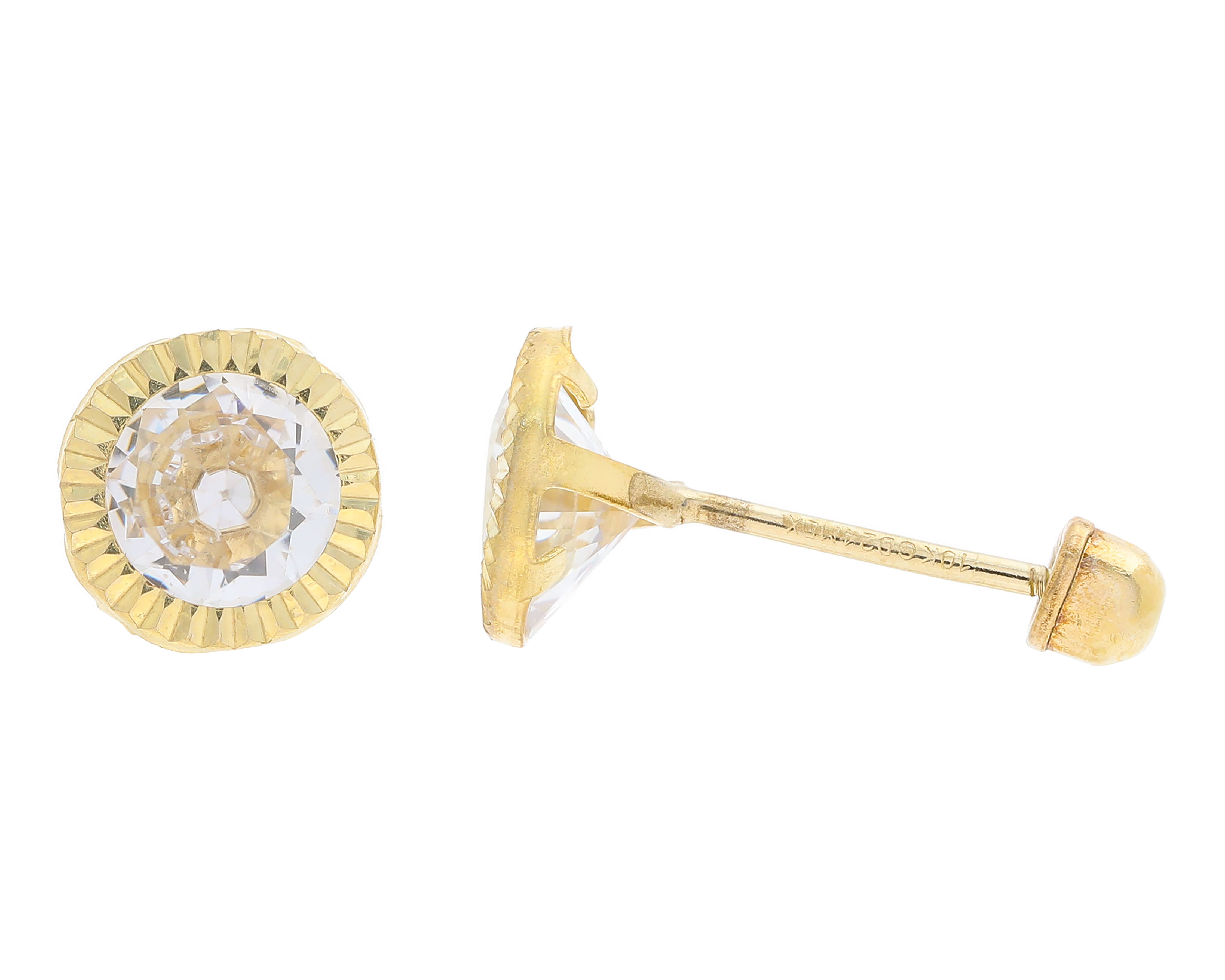 Broqueles de Oro 10K Sabelli