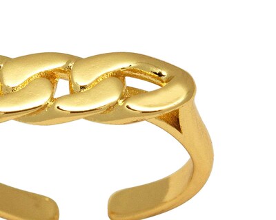 Foto 4 | Foto 4 | Anillo Chapa de Oro 18k Sentimientos Ajustable