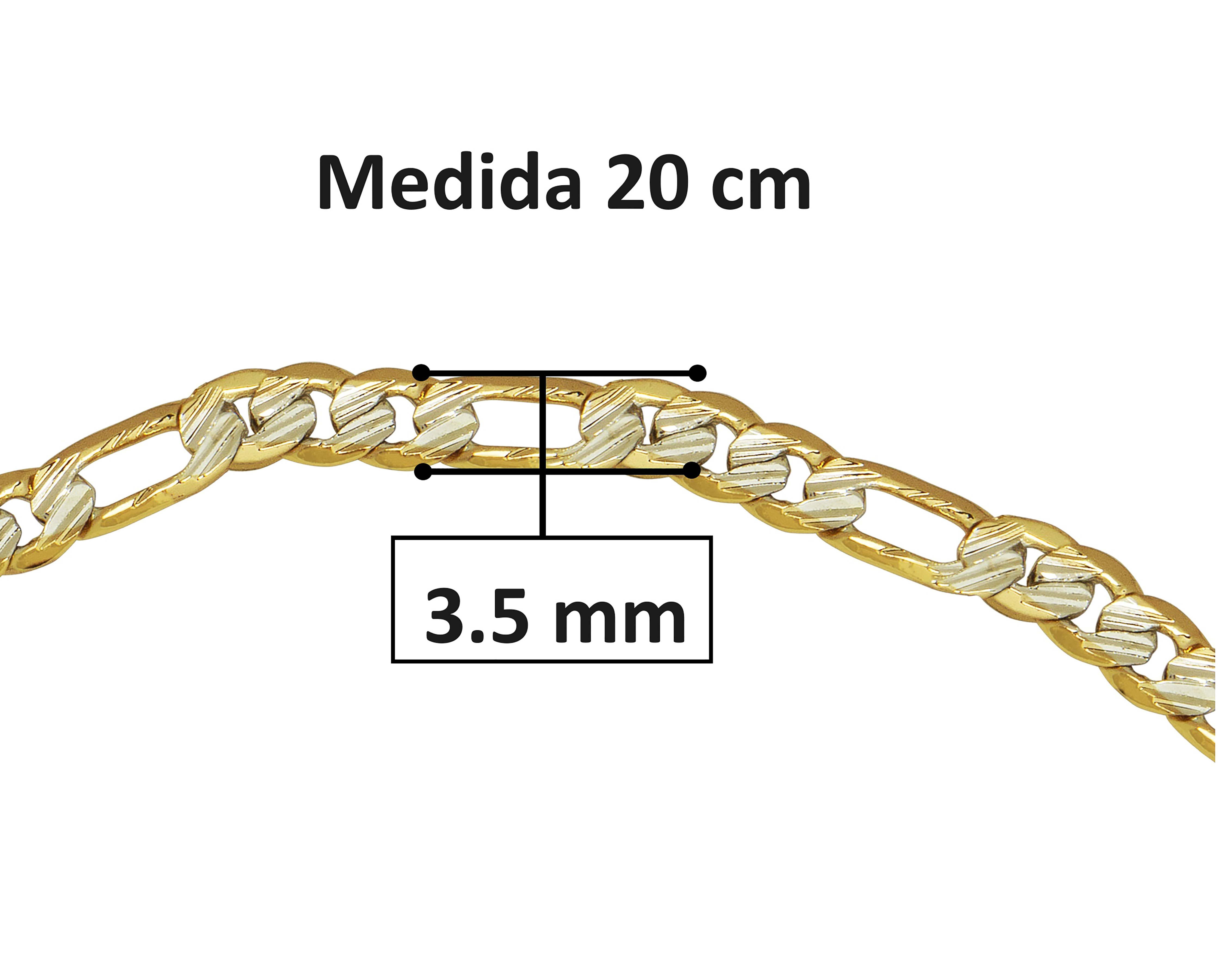 Foto 7 | Foto 7 | Pulsera de Chapa de Oro 18k Sentimientos