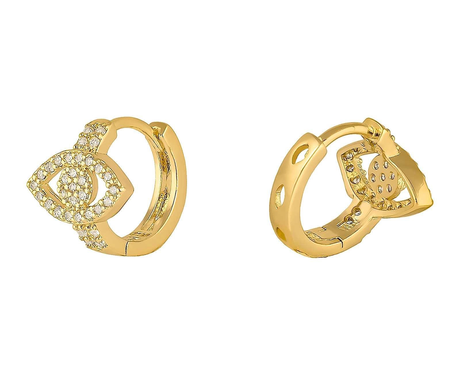 Foto 3 | Foto 3 | Aretes de Chapa de Oro 18k Plafer