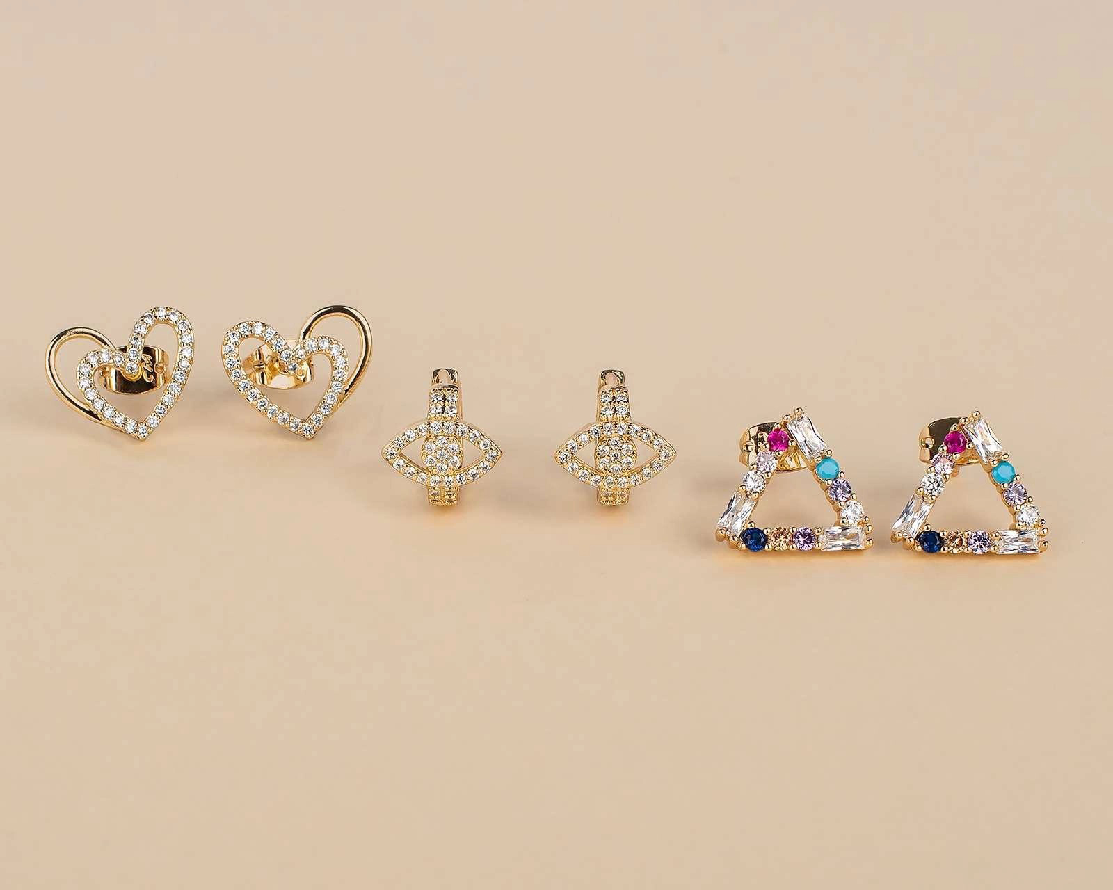 Foto 4 | Foto 4 | Aretes de Chapa de Oro 18k Plafer