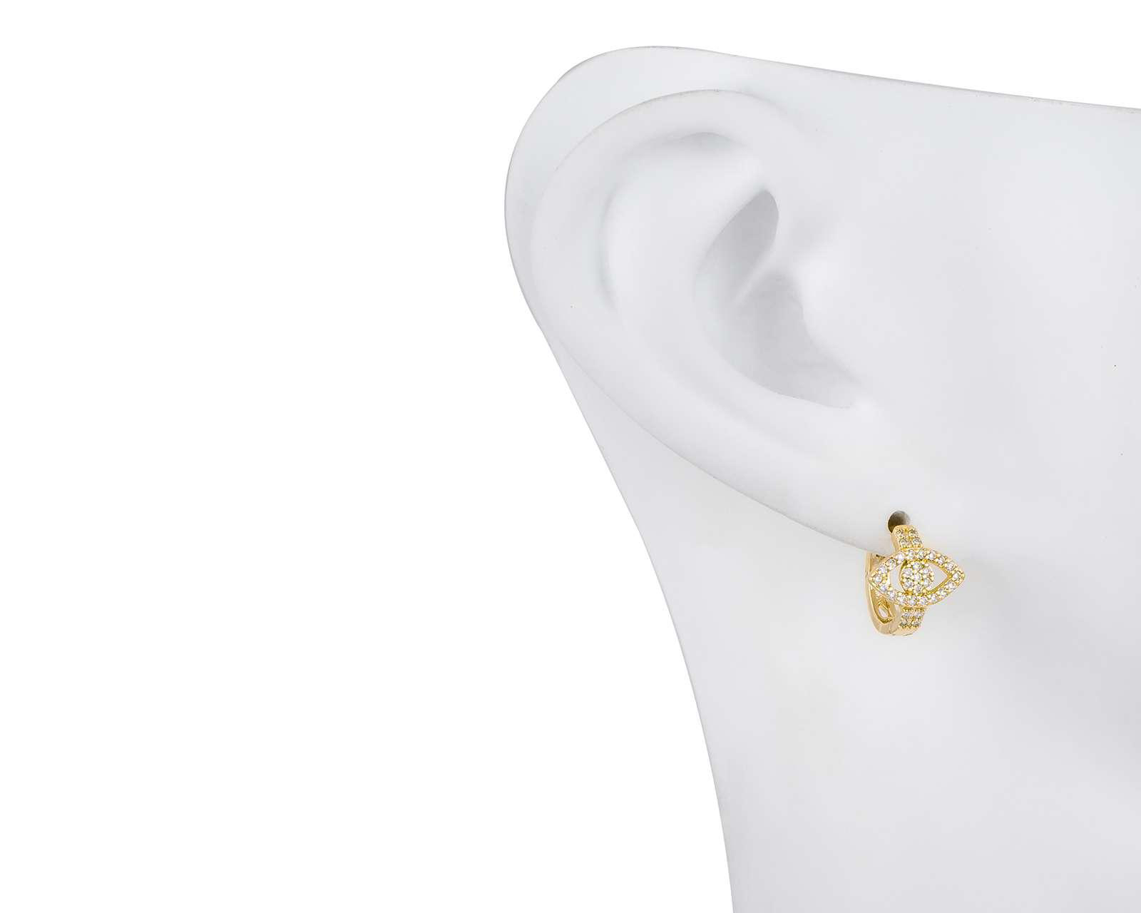 Foto 5 | Foto 5 | Aretes de Chapa de Oro 18k Plafer