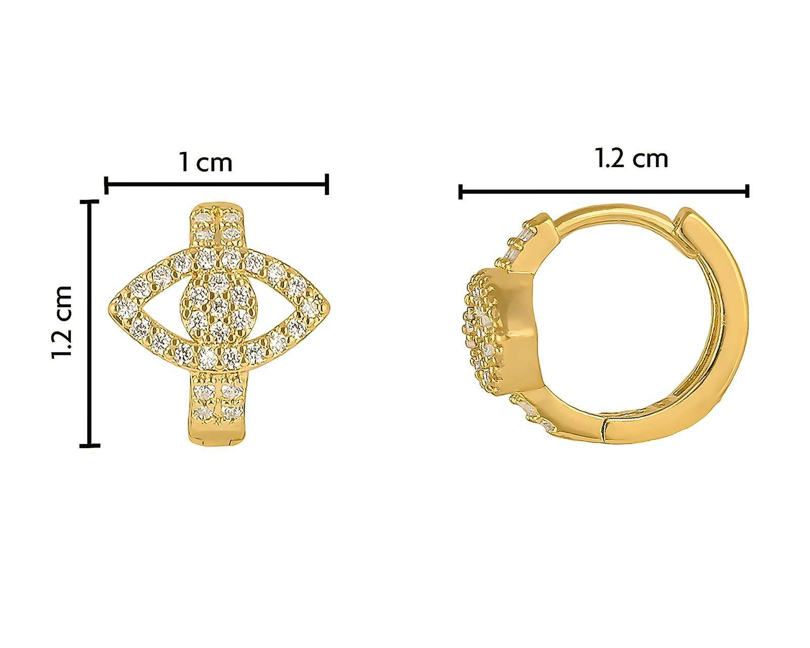Foto 7 | Foto 7 | Aretes de Chapa de Oro 18k Plafer