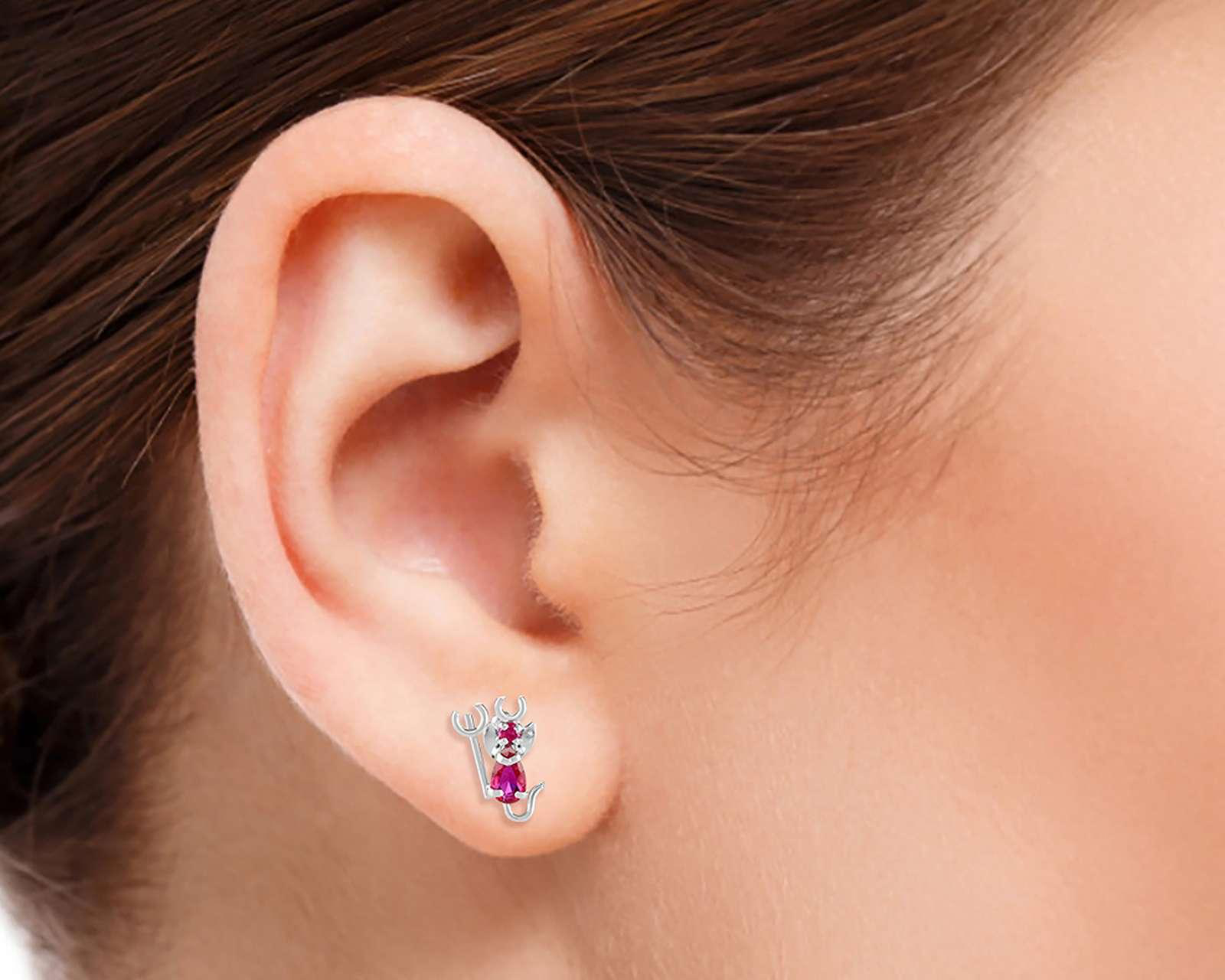 Foto 4 pulgar | Foto 3 | Aretes de Plata Sahara