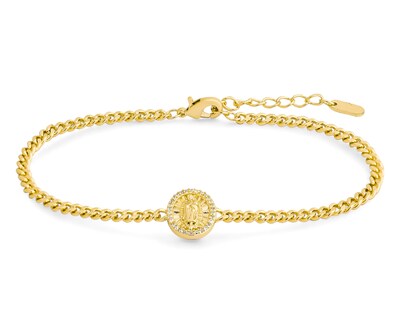 Foto 1 | Foto 1 | Pulsera de Chapa de Oro de 18K Plafer