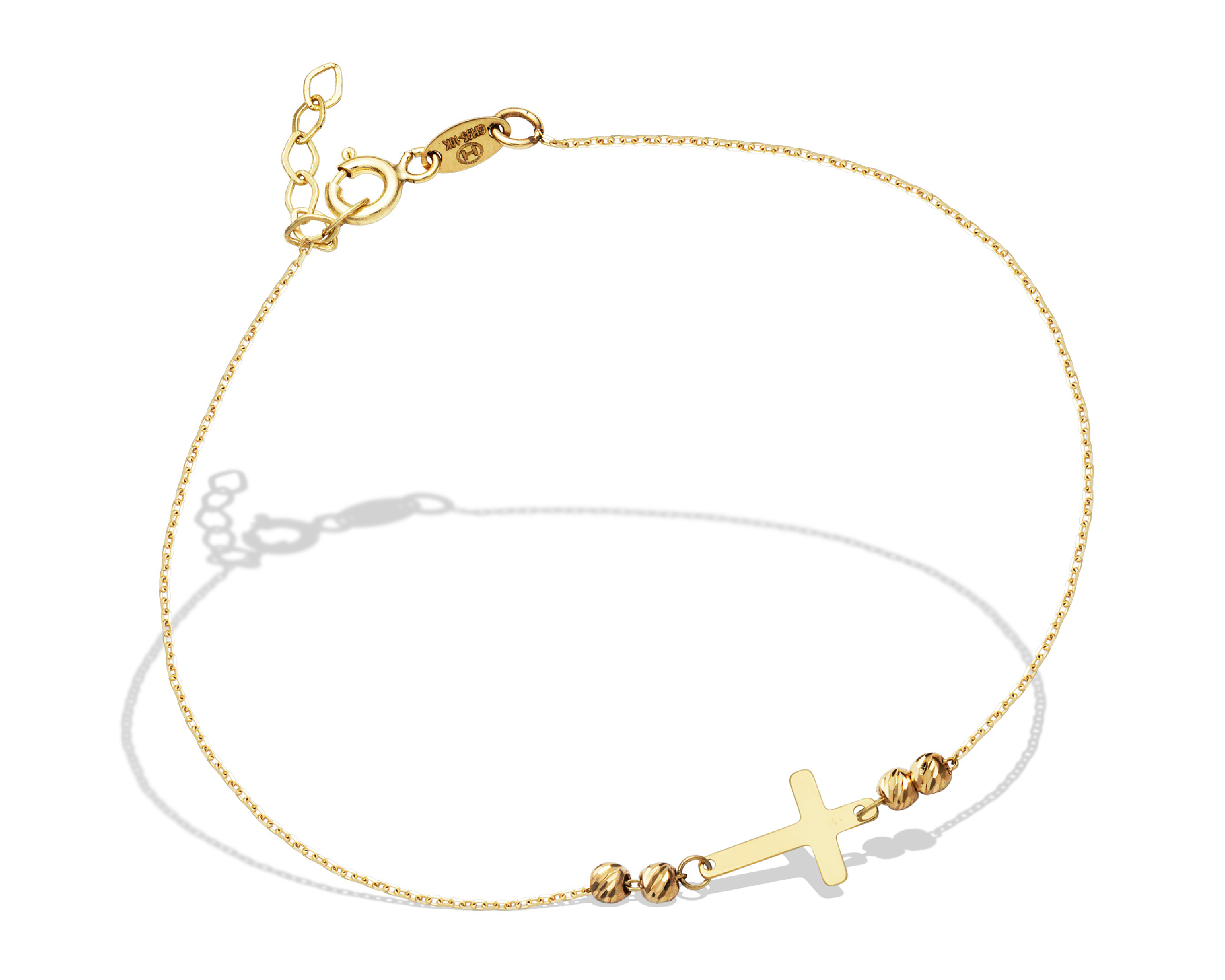 Foto 3 pulgar | Foto 2 | Pulsera de Oro 10K Sentimientos