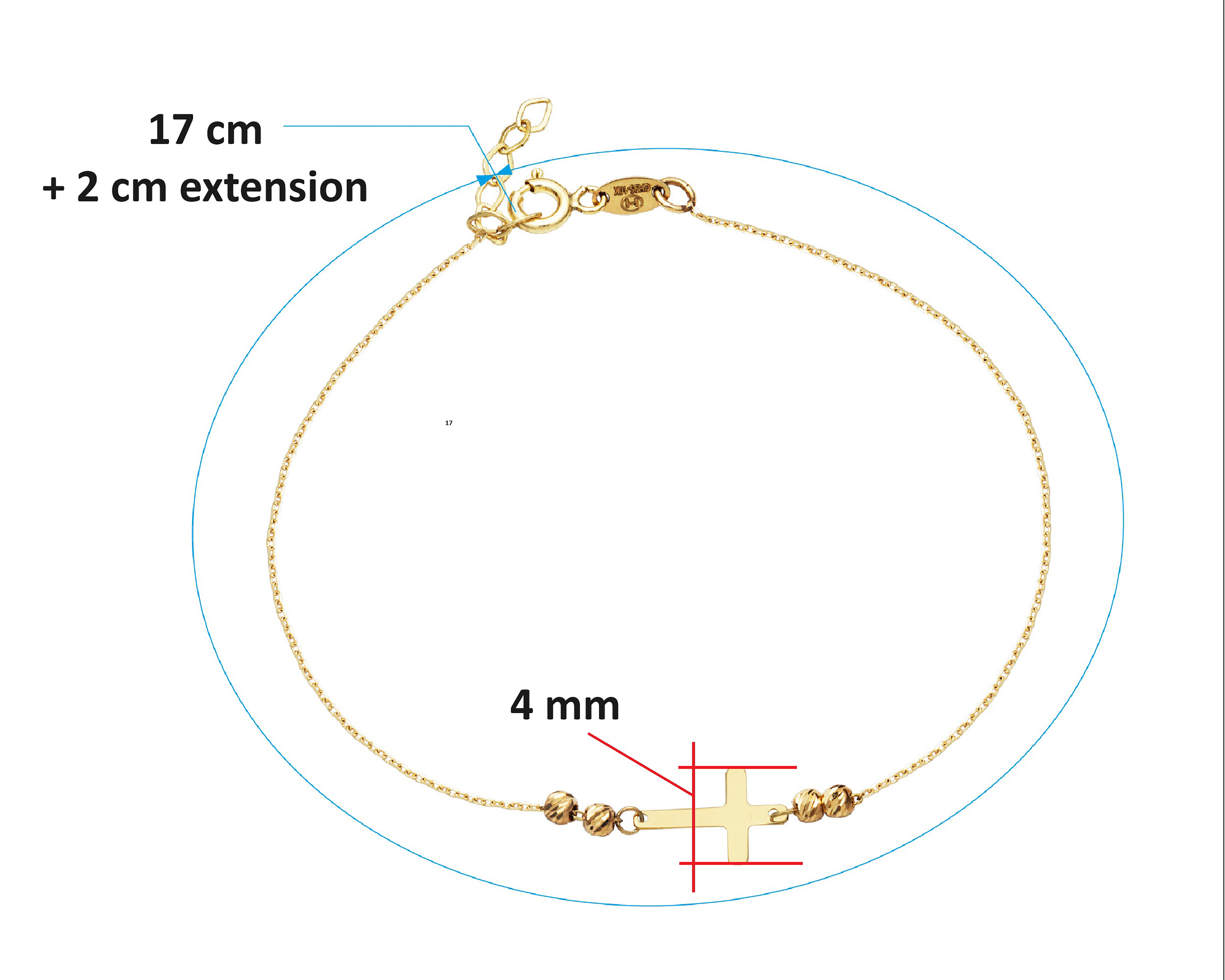 Foto 6 | Foto 6 | Pulsera de Oro 10K Sentimientos
