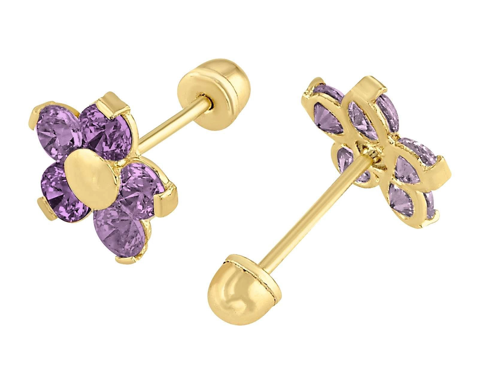 Foto 3 pulgar | Foto 2 | Broqueles de Oro 10K Sabelli