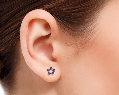 Foto 3 | Foto 3 | Broqueles de Oro 10K Sabelli