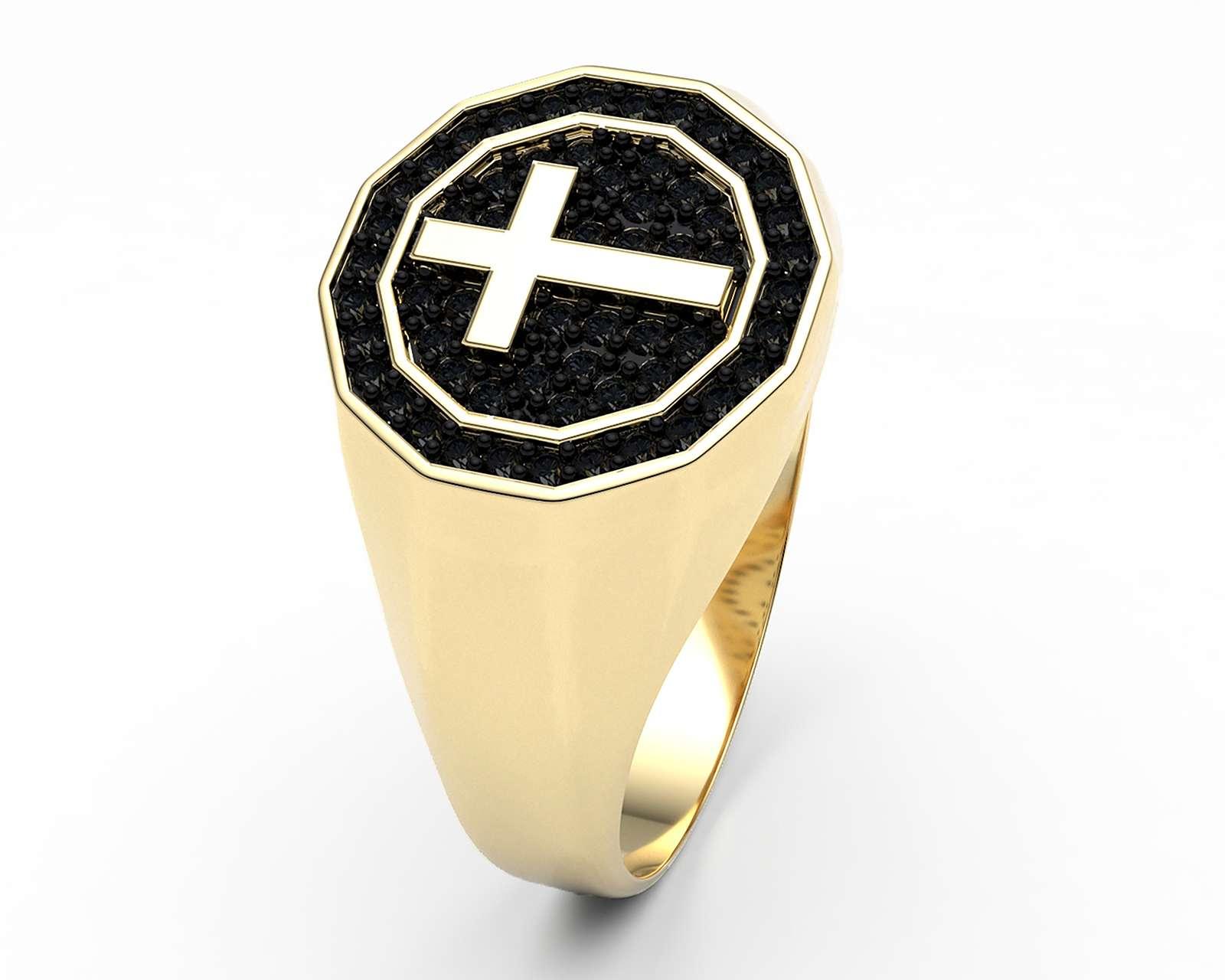 Anillo de Oro 10K Moments Talla 10 - 10.5
