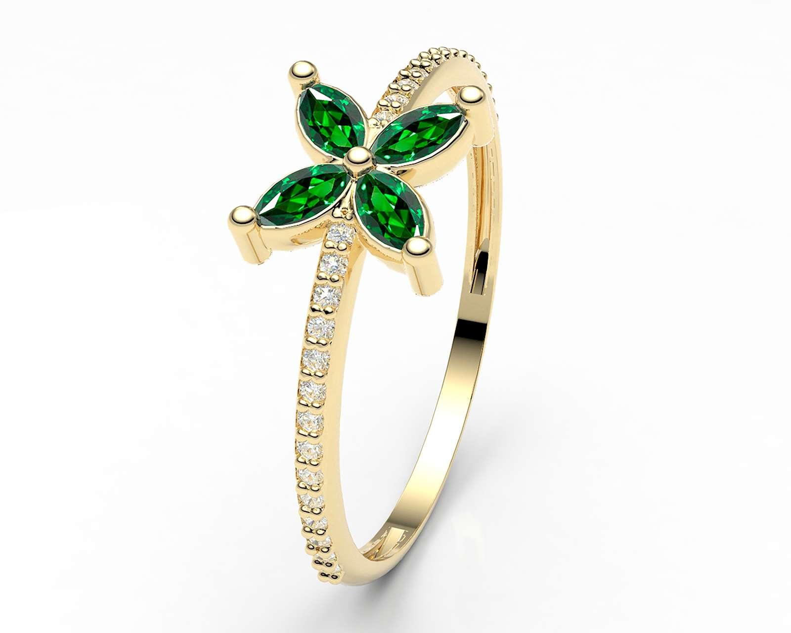 Anillo de Oro 10K Moments Talla 6