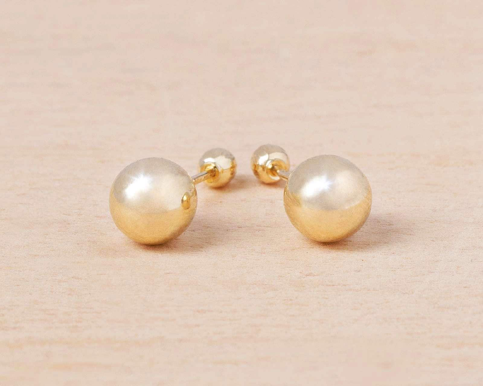 Foto 4 pulgar | Foto 3 | Broqueles de Oro 14K Sabelli